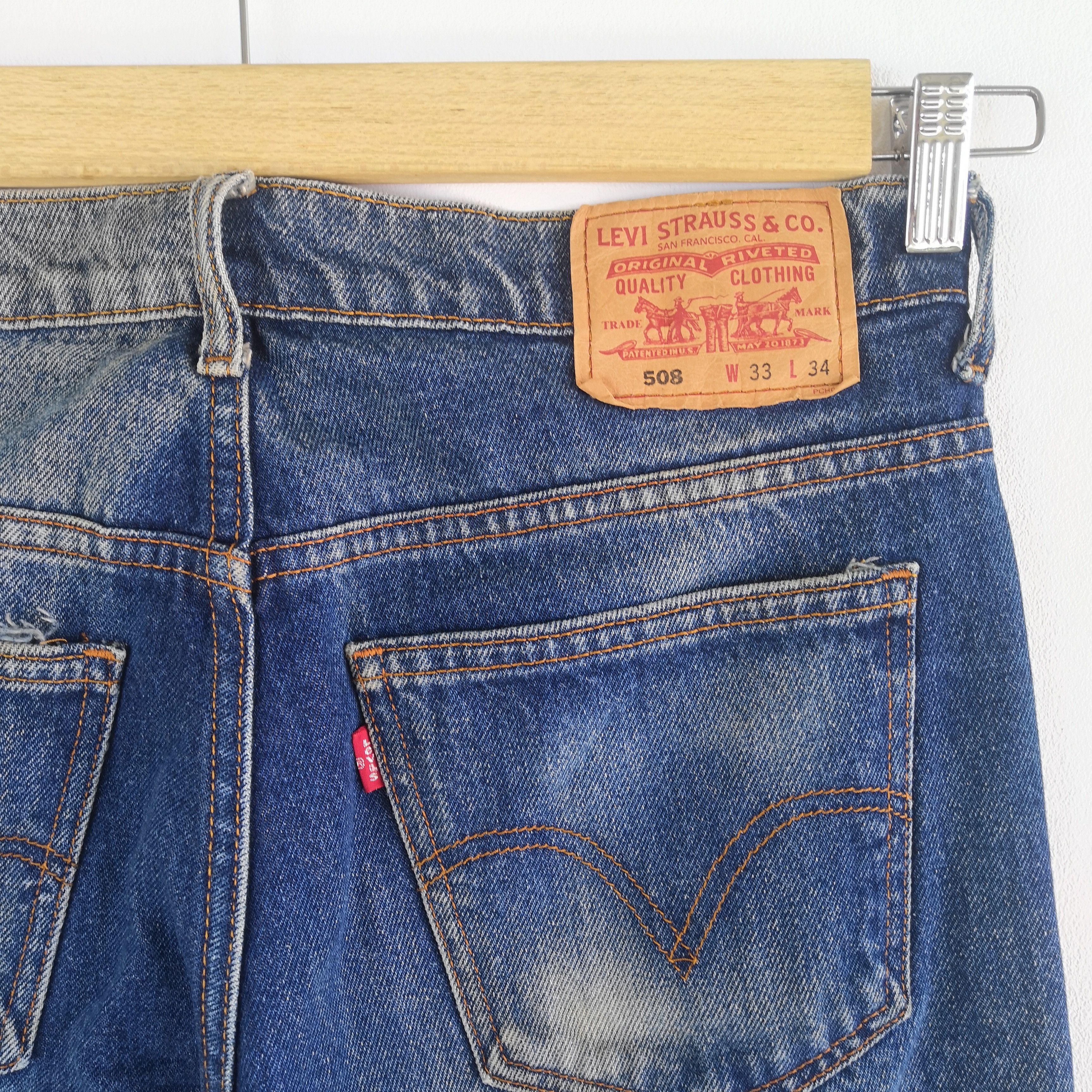Levi's Vintage Levis Jeans Released Hem Levi's 508 Denim Pants Size US 30 / EU 46 - 8 Thumbnail