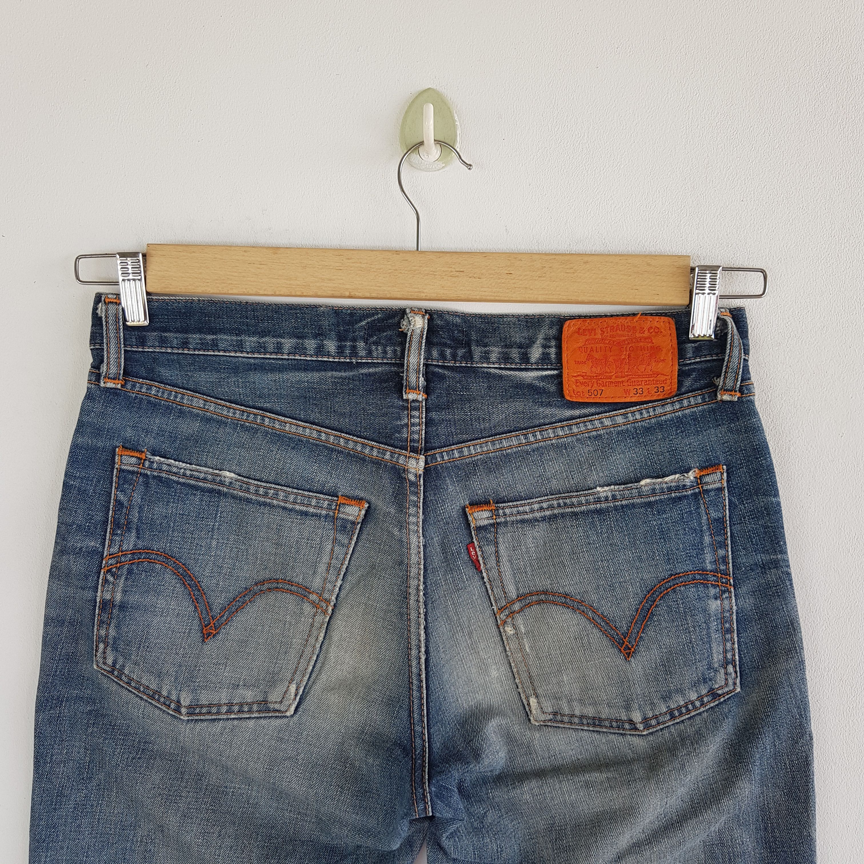 Levi's Distressed Levis 507 Jeans Levi's 507 Denim Pants Size US 34 / EU 50 - 5 Thumbnail