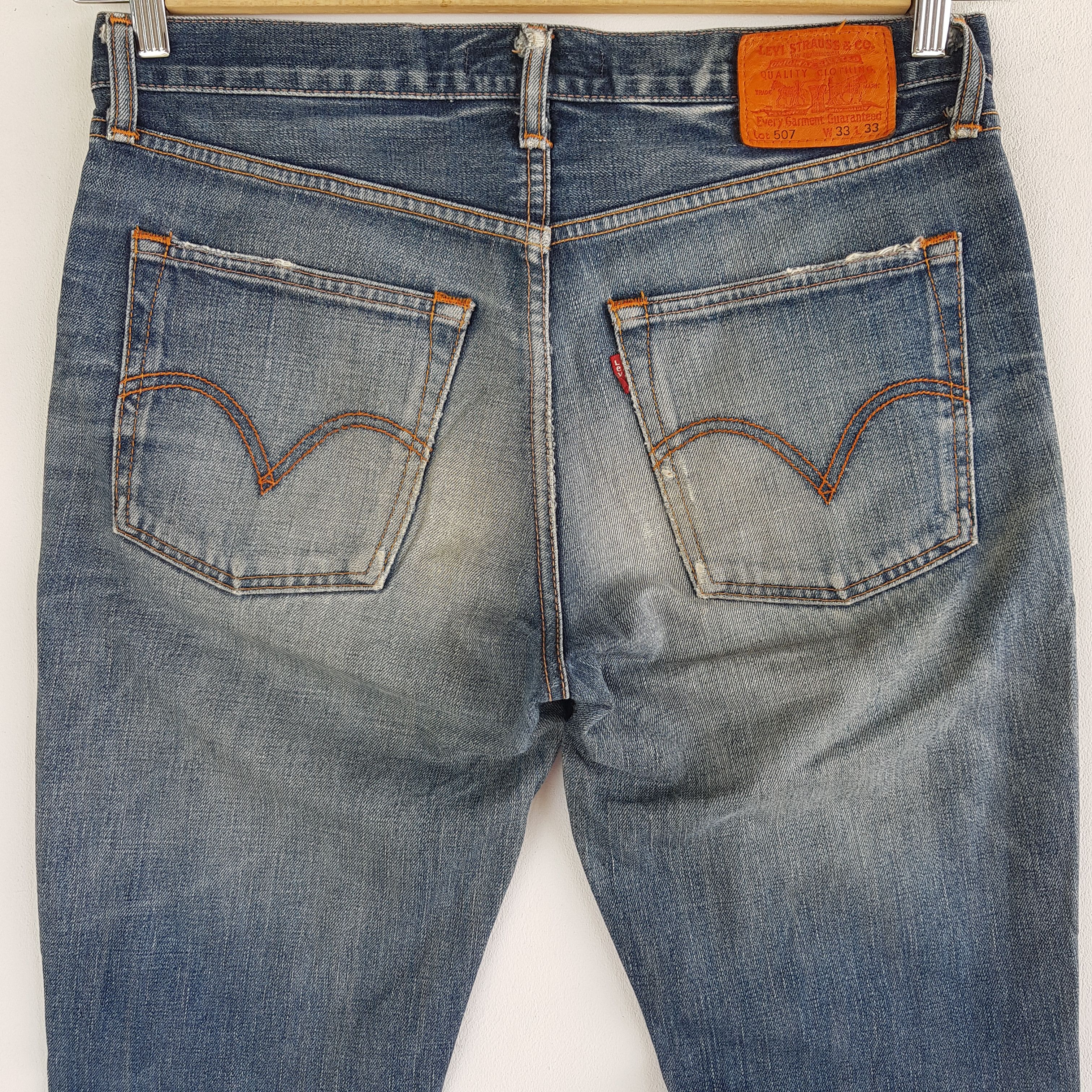 Levi's Distressed Levis 507 Jeans Levi's 507 Denim Pants Size US 34 / EU 50 - 6 Thumbnail