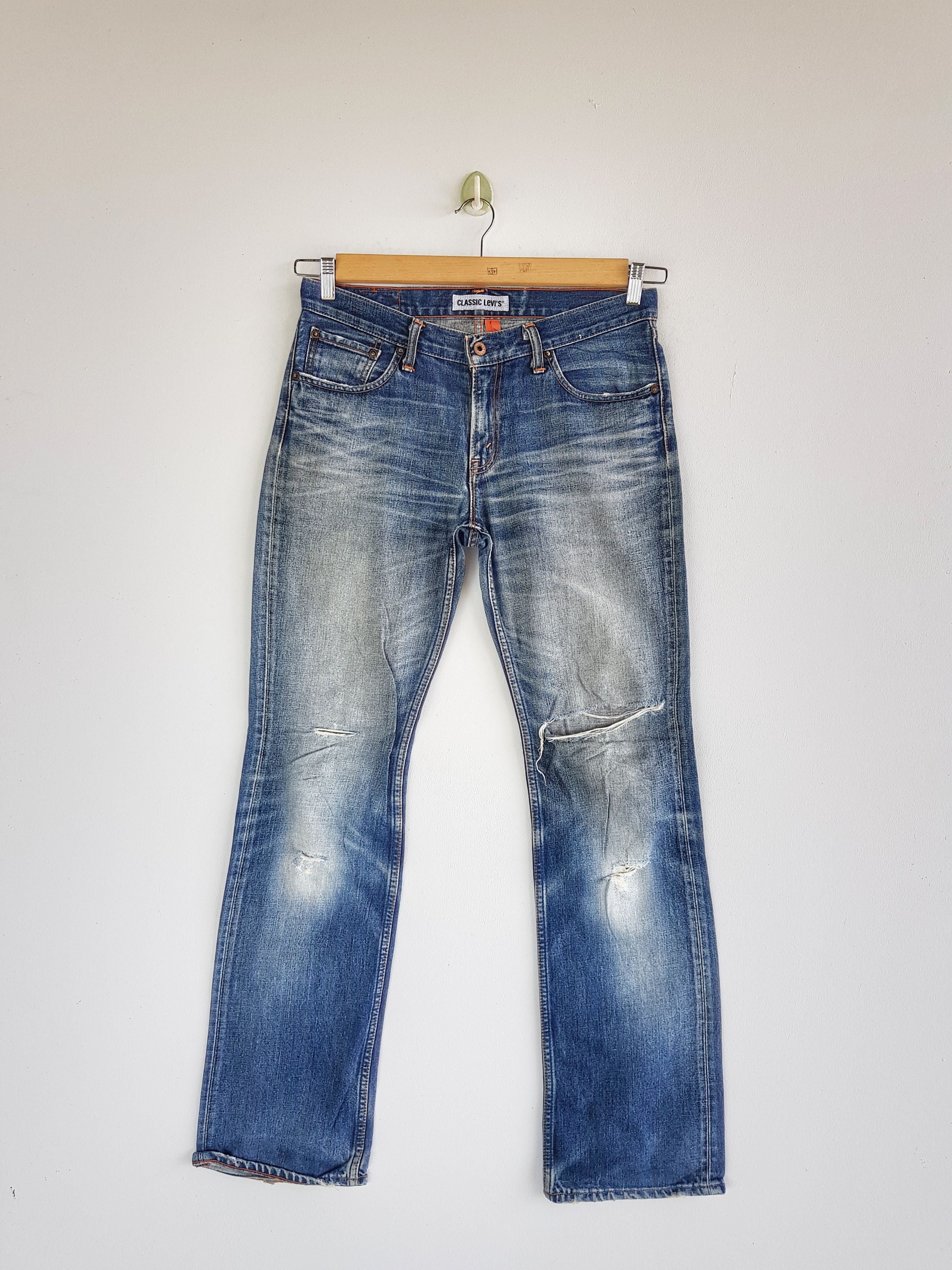 Levi's Distressed Levis 507 Jeans Levi's 507 Denim Pants Size US 34 / EU 50 - 1 Thumbnail