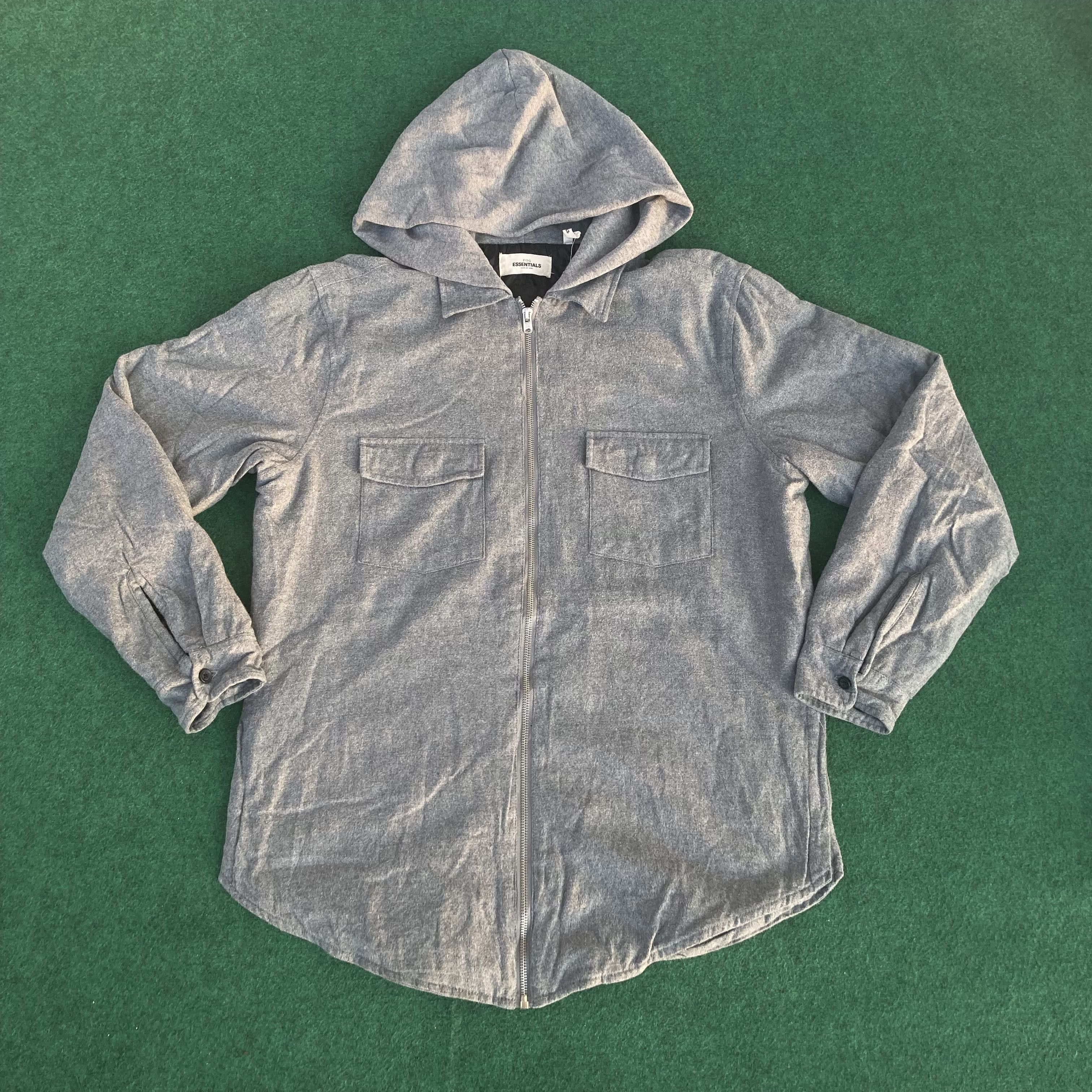 Fear Of God Essentials Knit Hoodie | Grailed