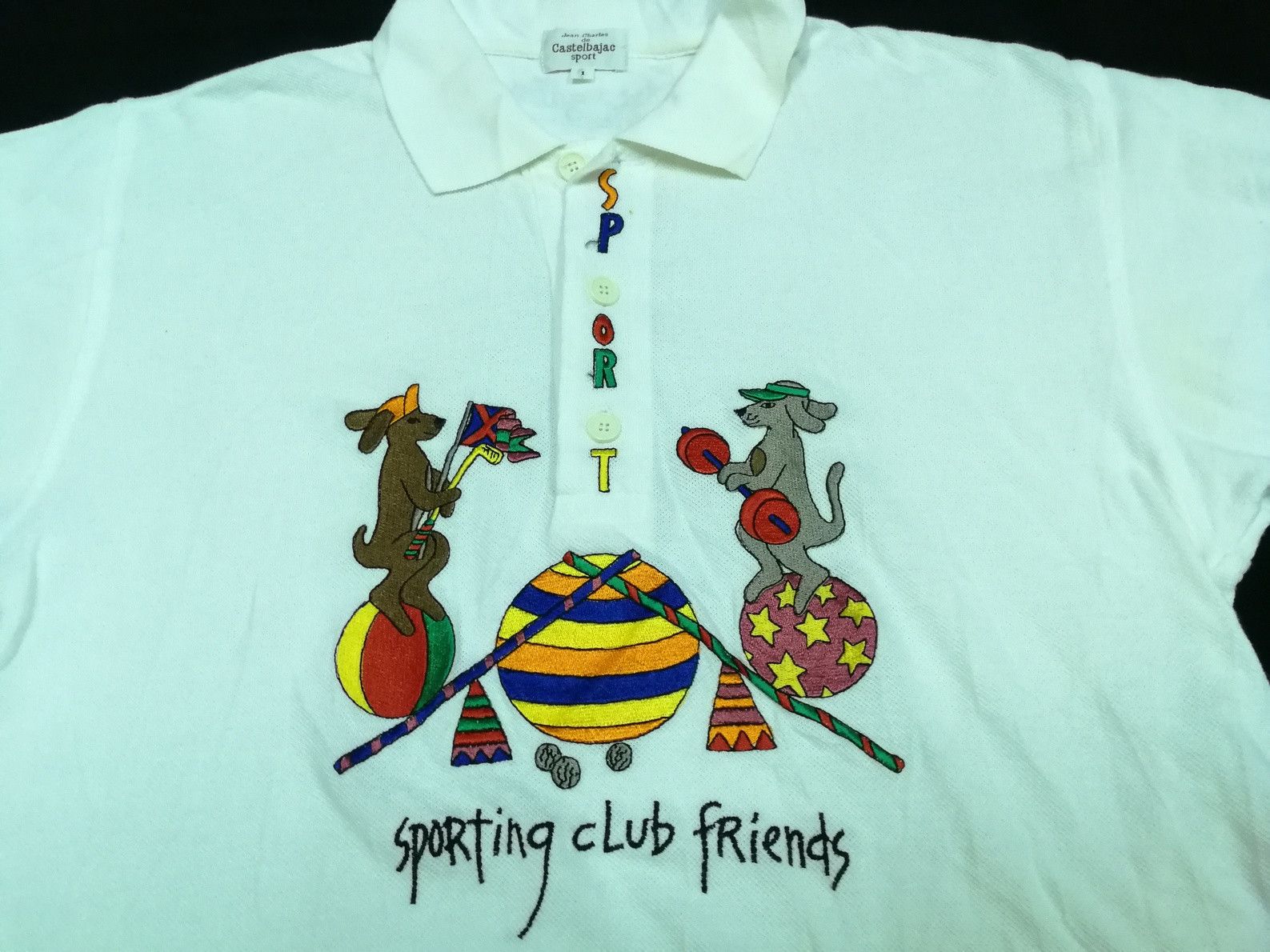 Jean Charles De Castelbajac JEAN CHARLES JC DE CASTELBAJAC SPORT POLO TEE Size US S / EU 44-46 / 1 - 2 Thumbnail