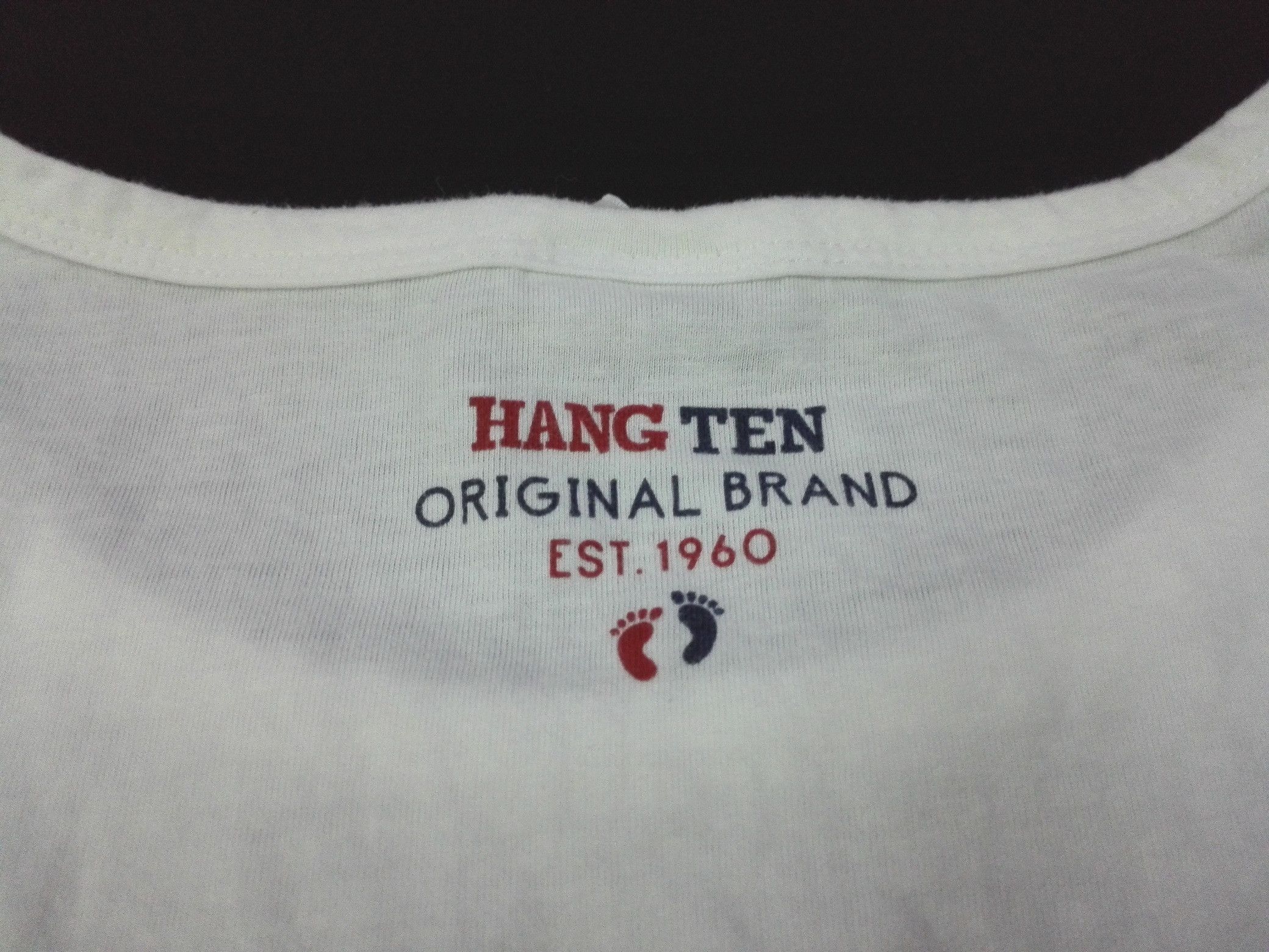 Hang Ten HANG TEN BIG LOGO Surf Wear Tee Orange Label Size M / US 6-8 / IT 42-44 - 10 Thumbnail