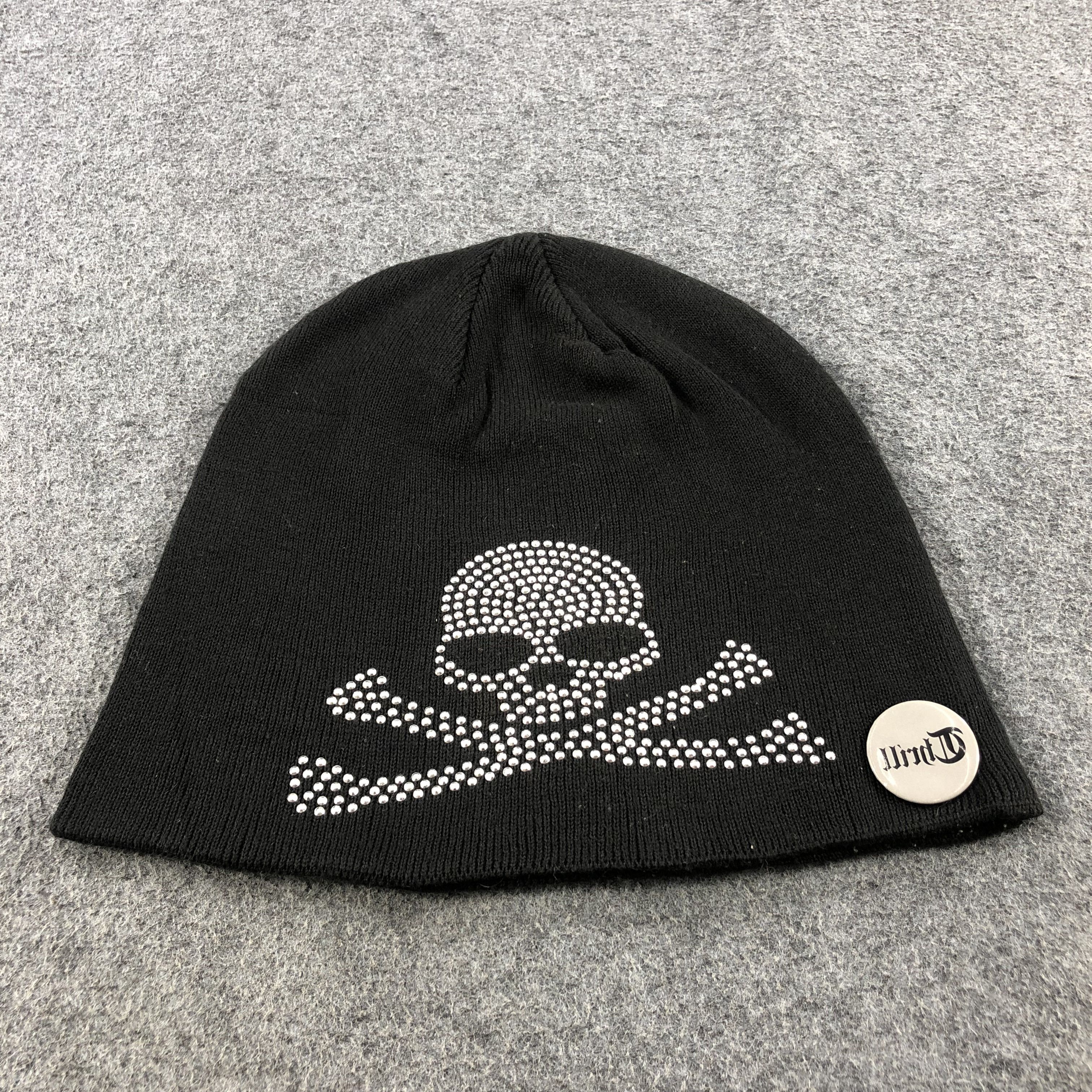 PPFM PPFM Skull and Bones Beanie Snowcap Snow Hat B172 Size ONE SIZE - 3 Thumbnail