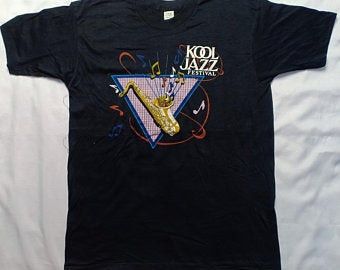 Vintage Vintage 80s Cool Jazz Festival T Shirt 50/50 USA Size US L / EU 52-54 / 3 - 2 Thumbnail