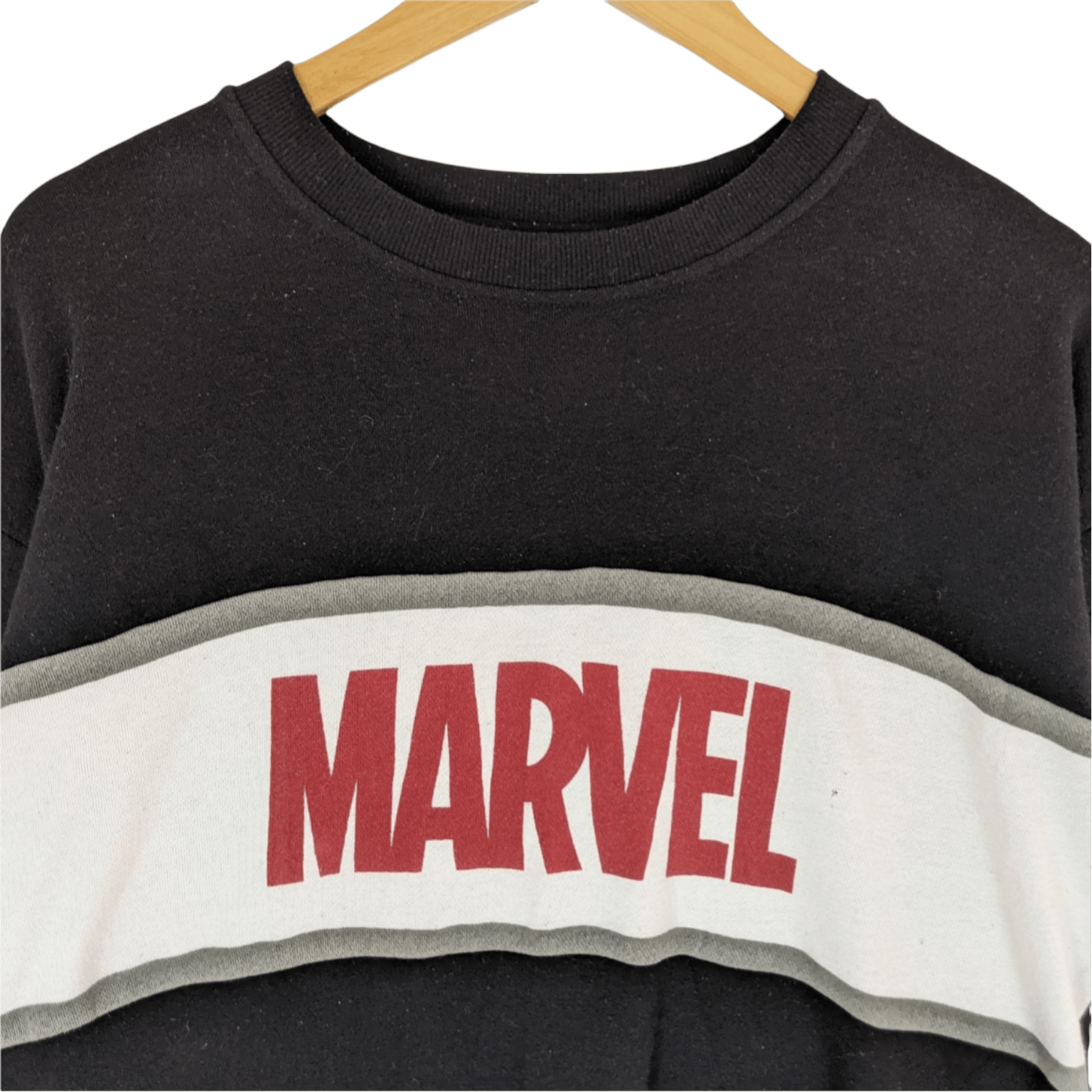 Marvel Comics MARVEL Big Spell Out Jumper Sweatshirt Size US L / EU 52-54 / 3 - 4 Thumbnail