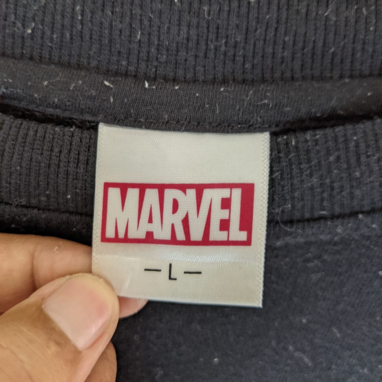 Marvel Comics MARVEL Big Spell Out Jumper Sweatshirt Size US L / EU 52-54 / 3 - 8 Thumbnail
