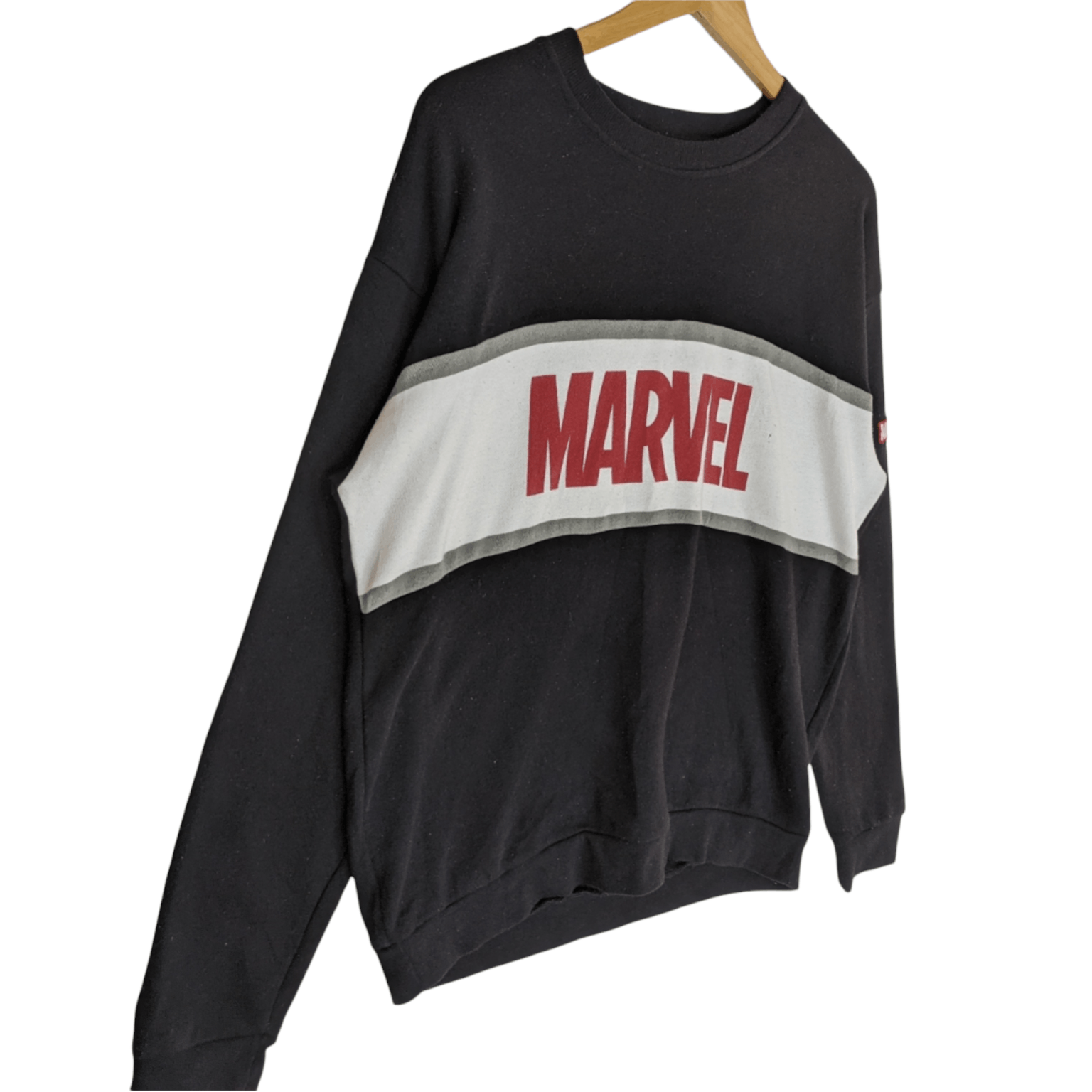 Marvel Comics MARVEL Big Spell Out Jumper Sweatshirt Size US L / EU 52-54 / 3 - 3 Thumbnail