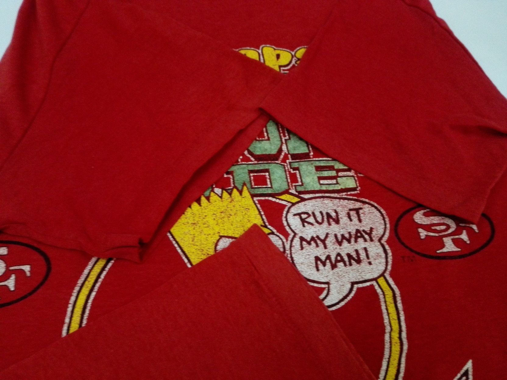 Logo 7 Vintage Usa 80s Bart Simpson San Francisco 49ers Logo 7 Size US M / EU 48-50 / 2 - 5 Thumbnail