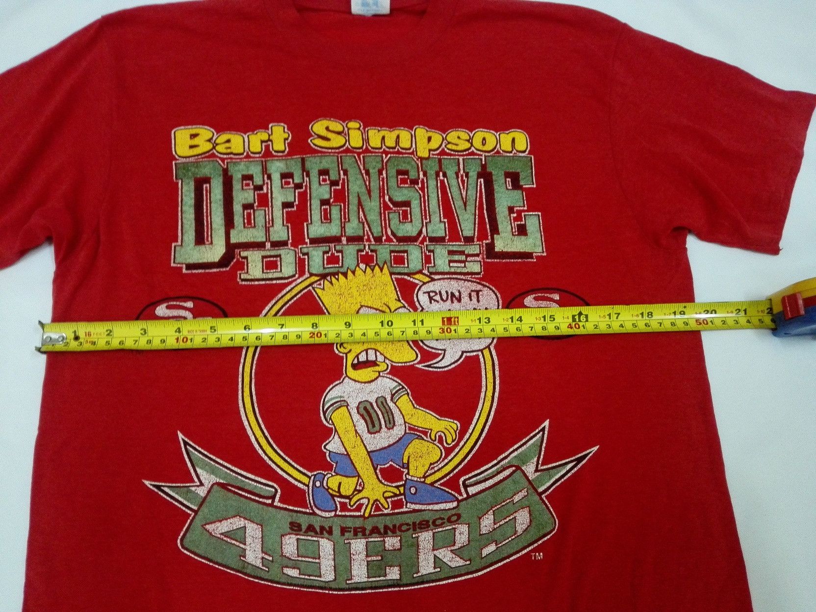 Logo 7 Vintage Usa 80s Bart Simpson San Francisco 49ers Logo 7 Size US M / EU 48-50 / 2 - 7 Thumbnail