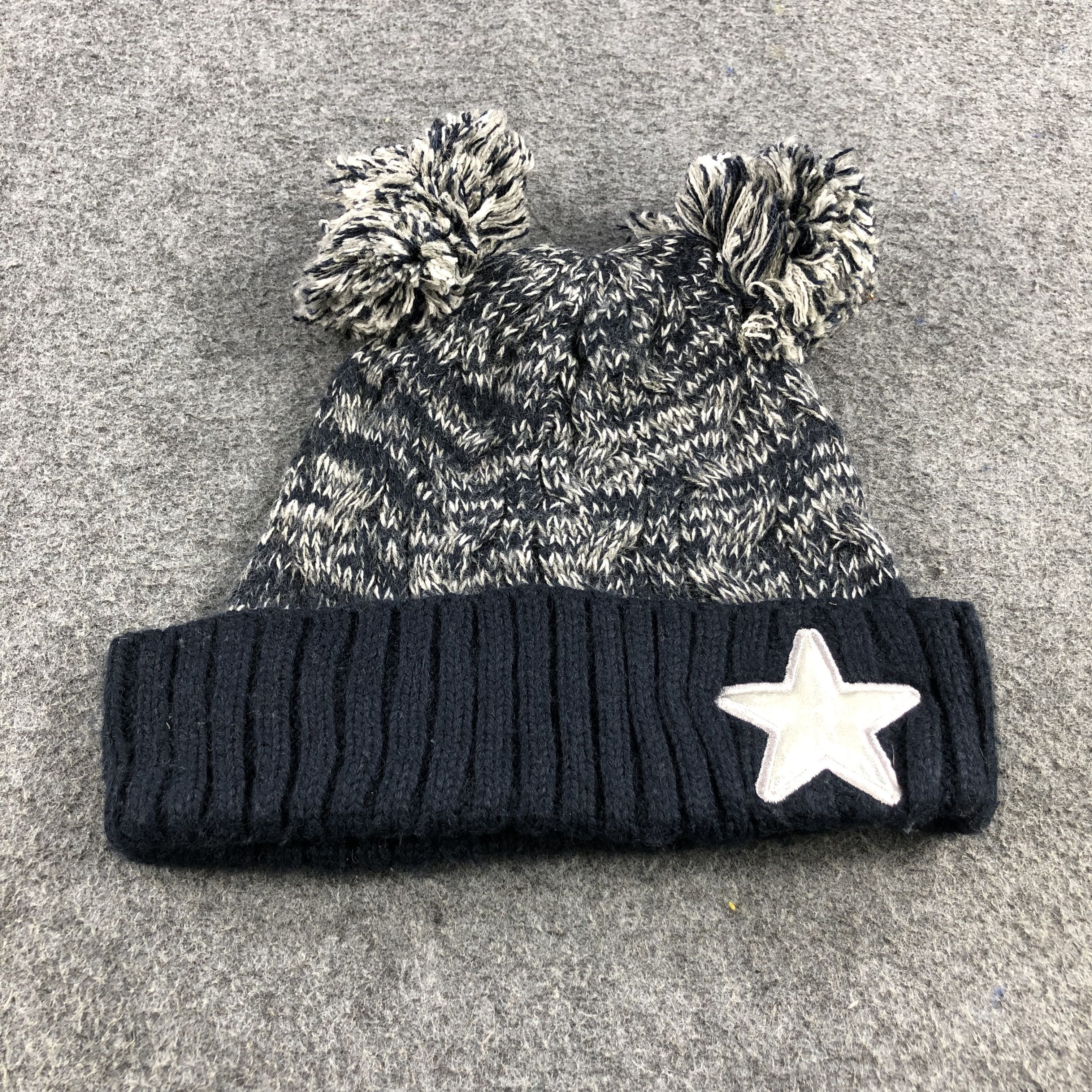 Japanese Brand Pom Pom Horns Bobbles Beanie Snowcap Snow Hat B130 Size ONE SIZE - 2 Thumbnail