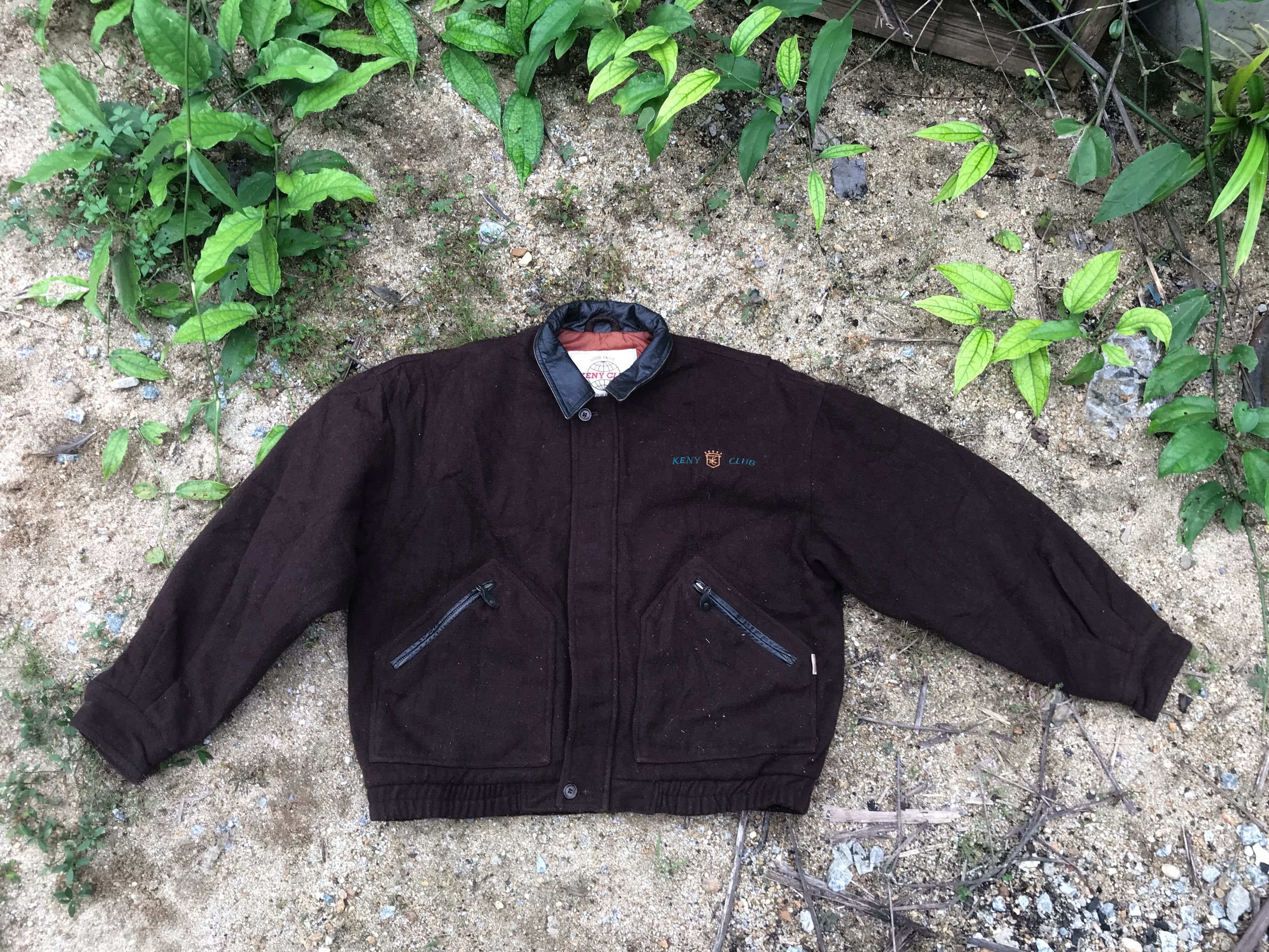 Vintage Vintage keny club wool jacket Size US L / EU 52-54 / 3 - 1 Thumbnail