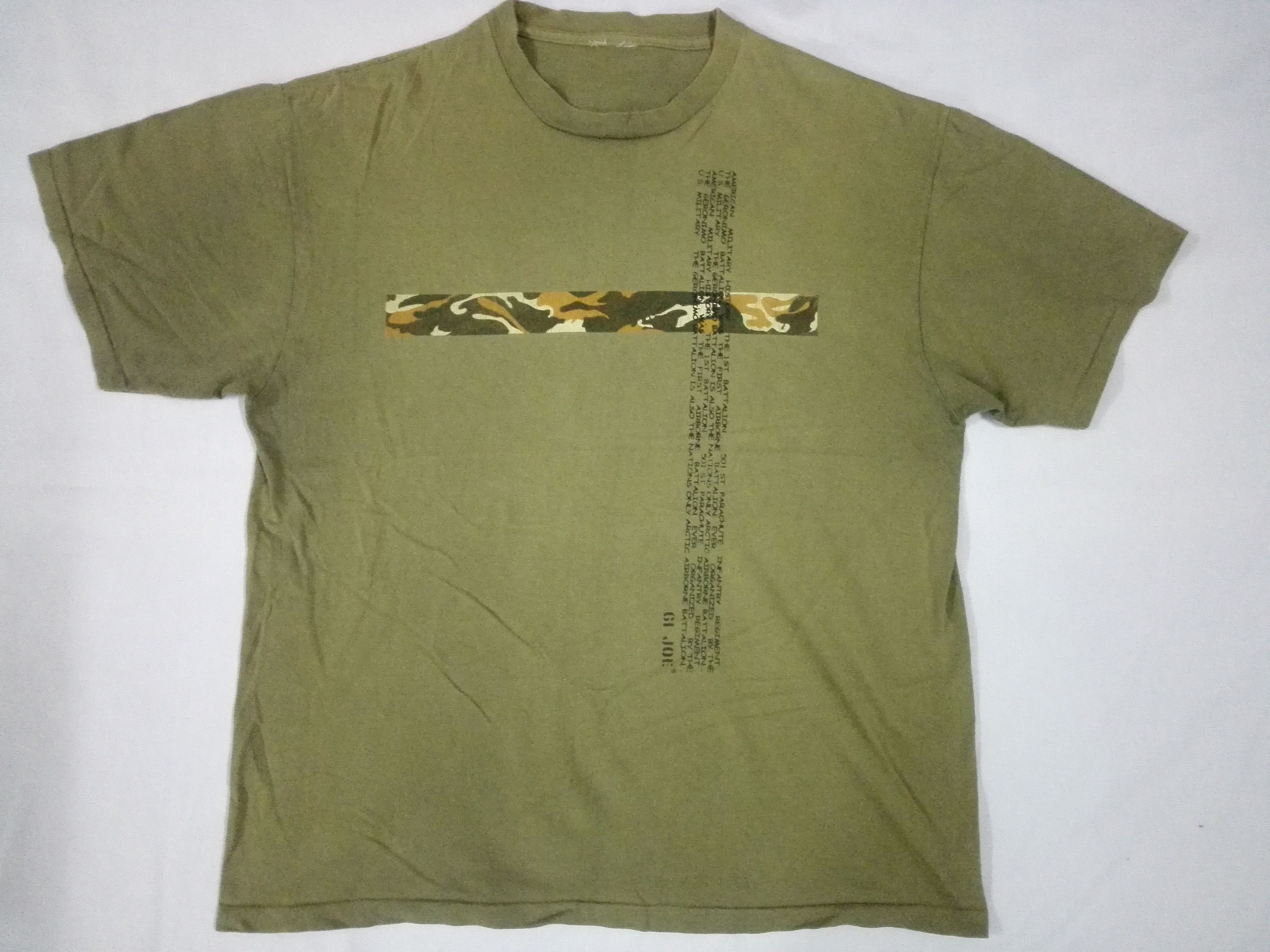 image of Vintage 90's Movie Gi Joe Tee Joe's Army Cobra, Men's (Size Large)