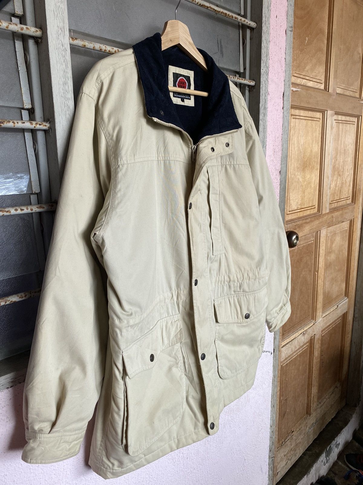 Vintage Vintage Lucky Strike Long Jacket Size US L / EU 52-54 / 3 - 3 Thumbnail