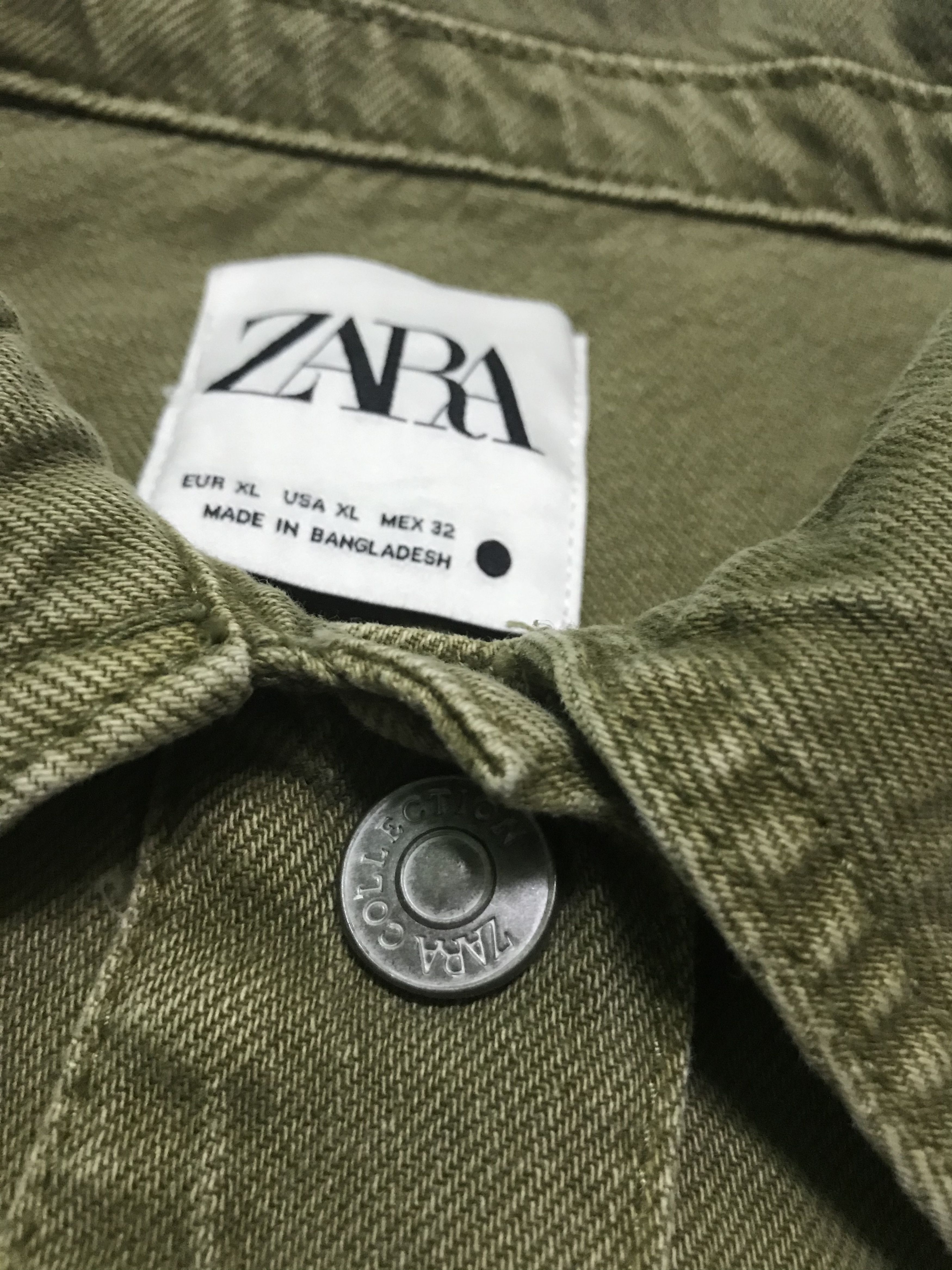 Zara Zara cropped denim jacket Size XL / US 12-14 / IT 48-50 - 3 Thumbnail