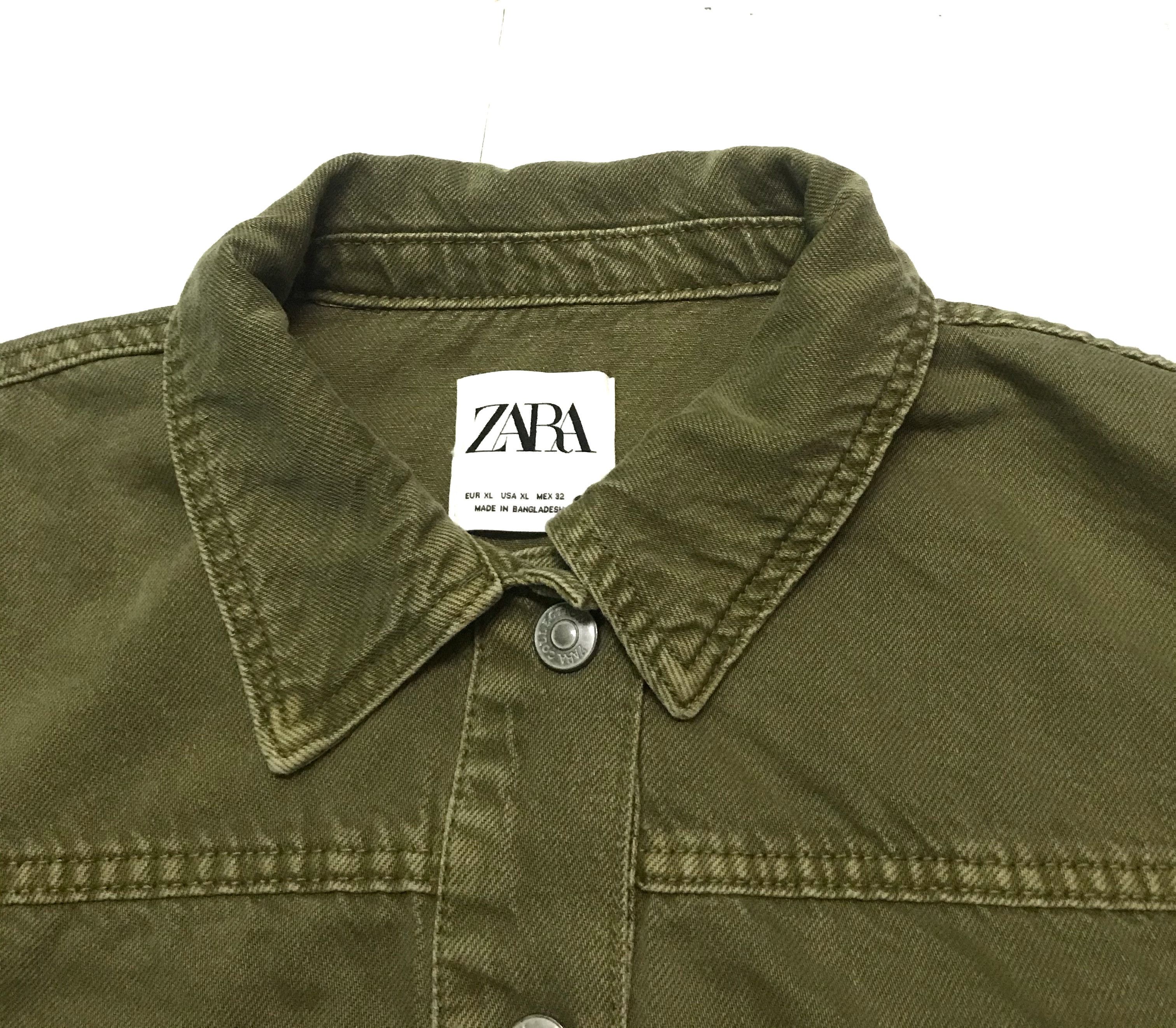 Zara Zara cropped denim jacket Size XL / US 12-14 / IT 48-50 - 2 Thumbnail