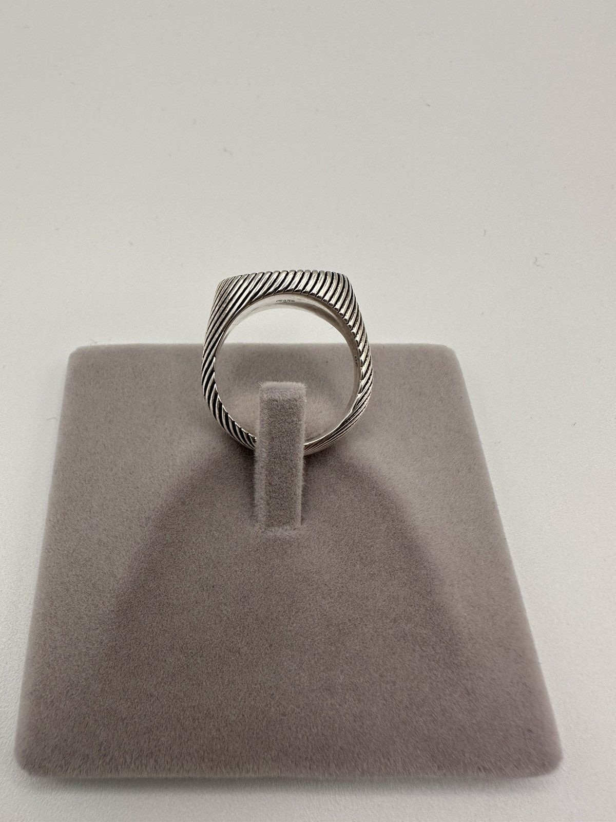 Gucci Gucci .925 Silver GG Signet Ring Size ONE SIZE - 7 Thumbnail