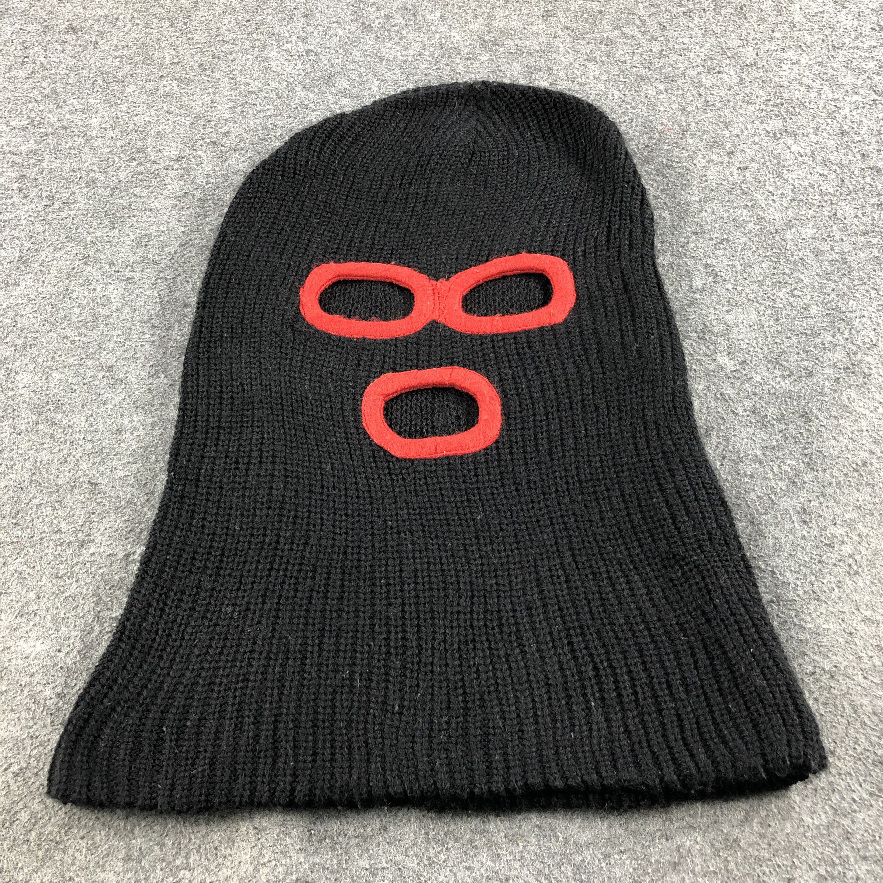 Vintage Unknown Robbers Balaclava Beanie Snowcap Snow Hat B289 Size ONE SIZE - 3 Thumbnail