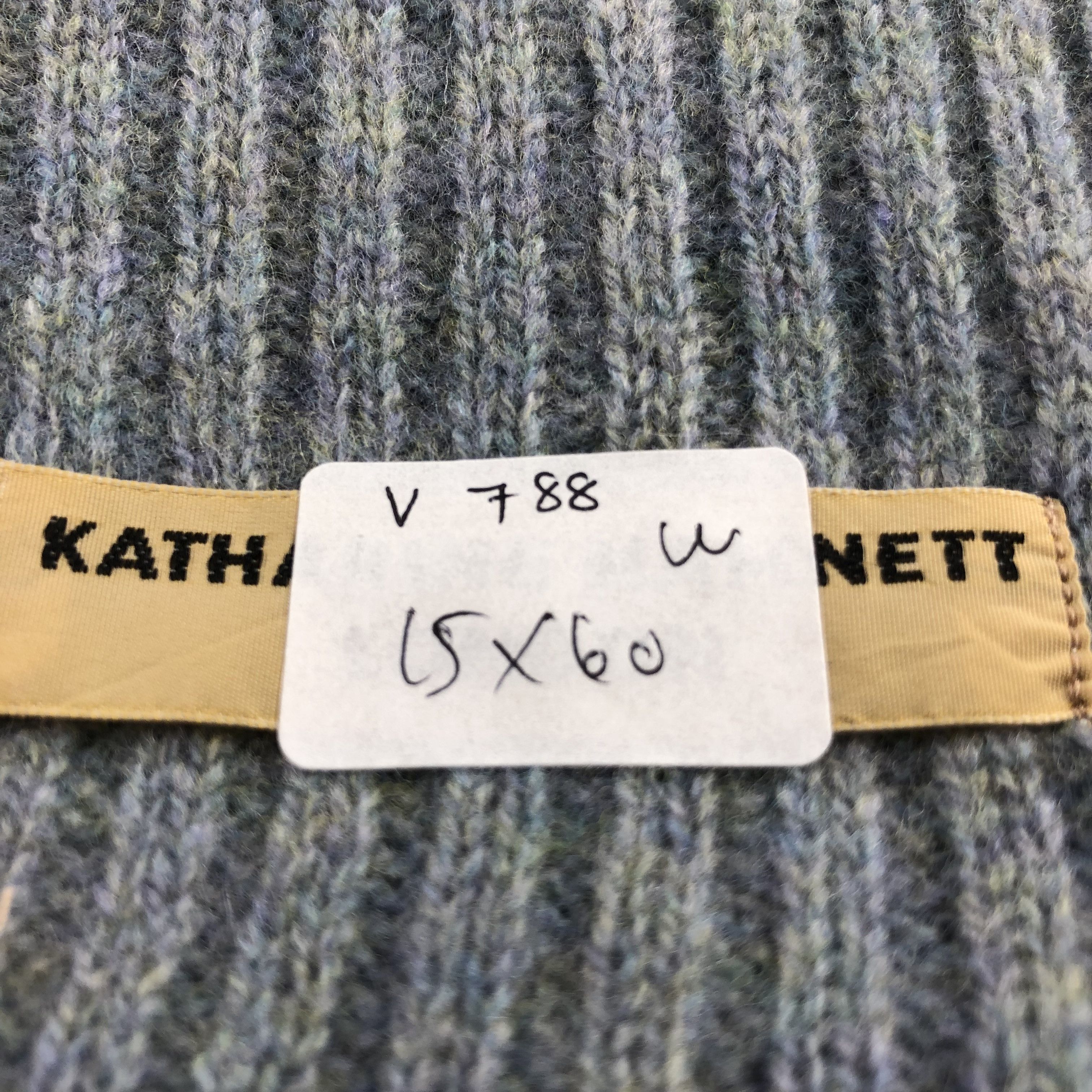 Katharine Hamnett London Katharine Hamnett Scarf Muffler Wool V788 Size ONE SIZE - 7 Thumbnail