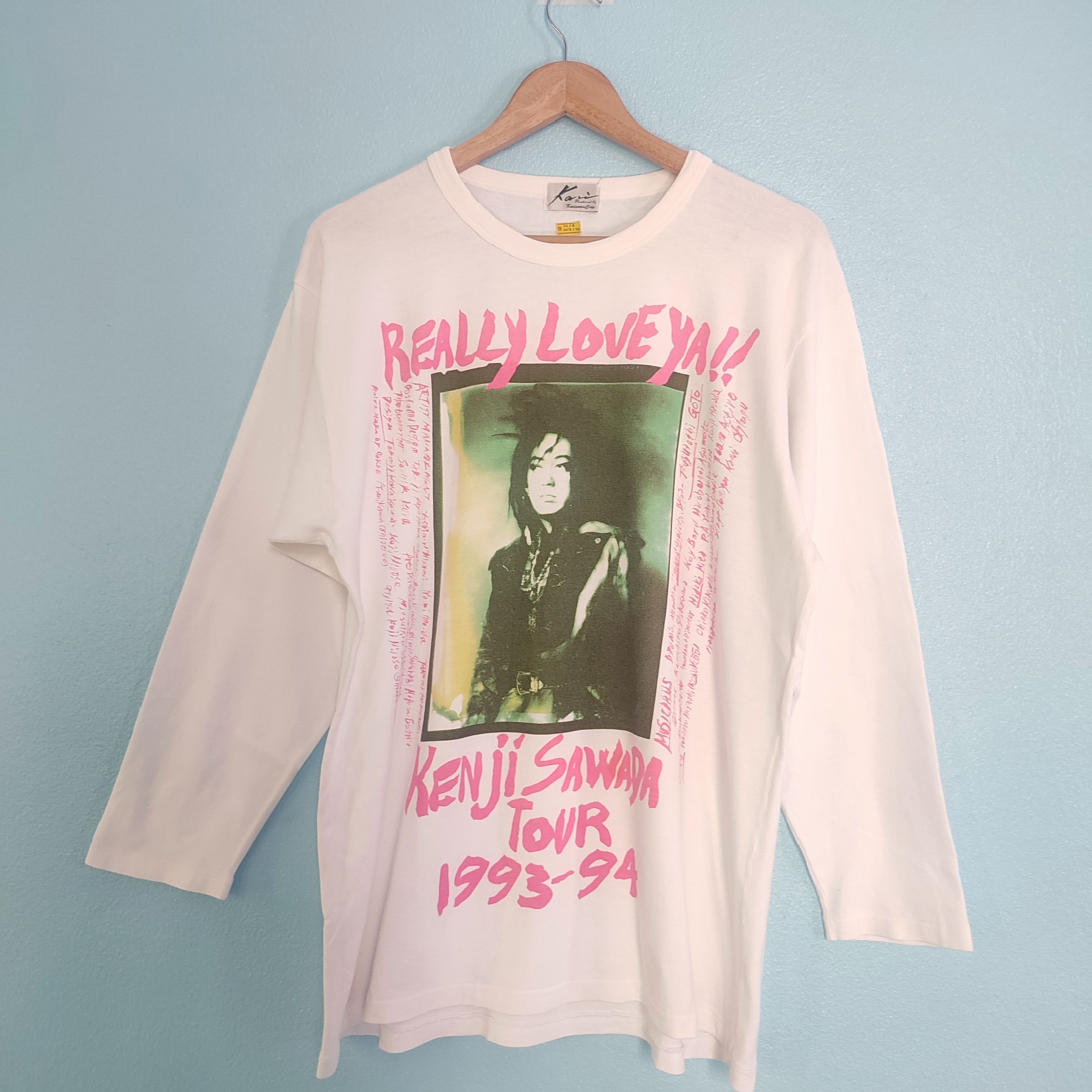 Kenji Sawada Tour Tシャツ 1993-94