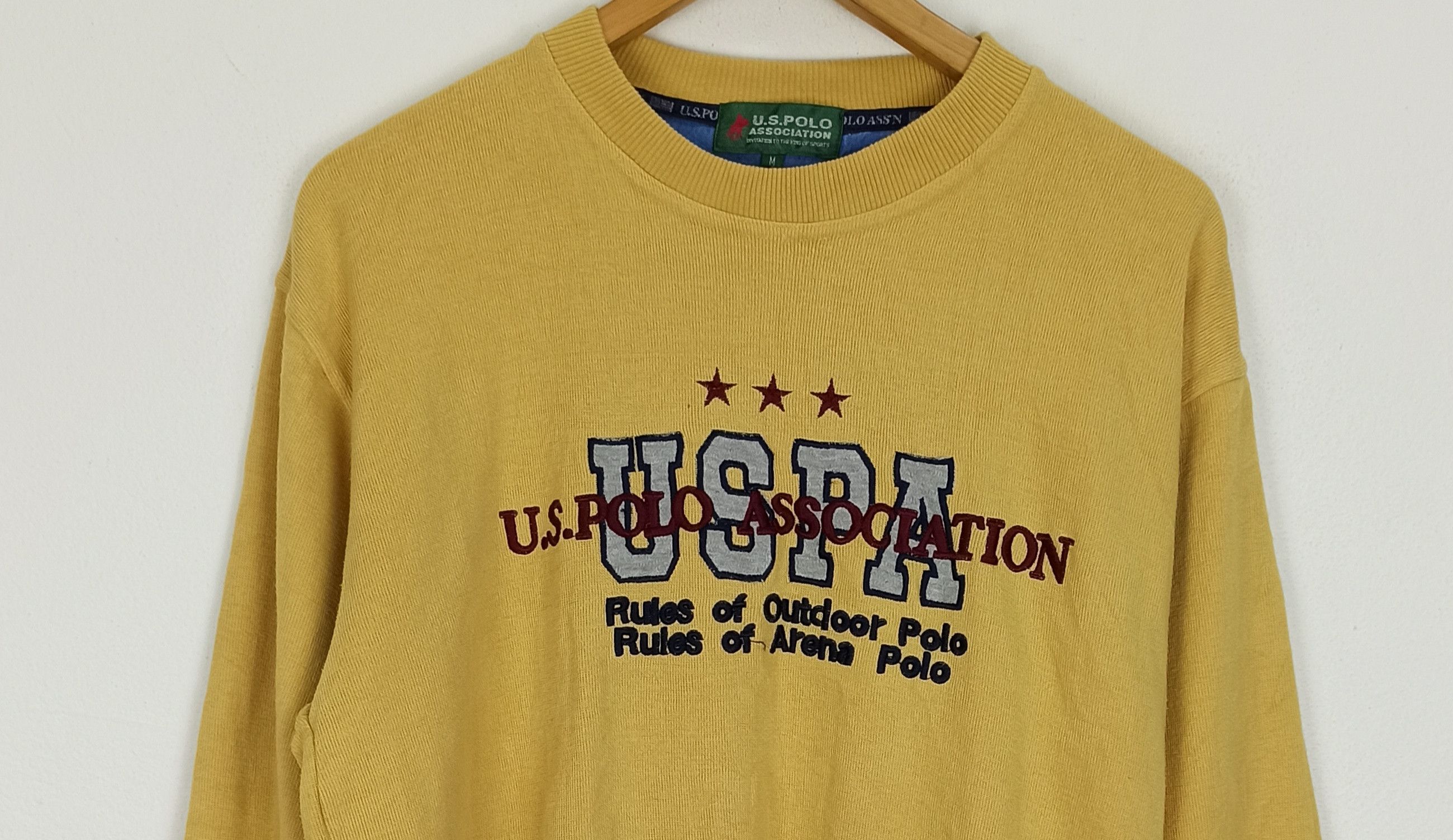 U.S. Polo Assn. Vintage US Polo Association Sweatshirt Crewneck Big Logo Size US M / EU 48-50 / 2 - 2 Thumbnail