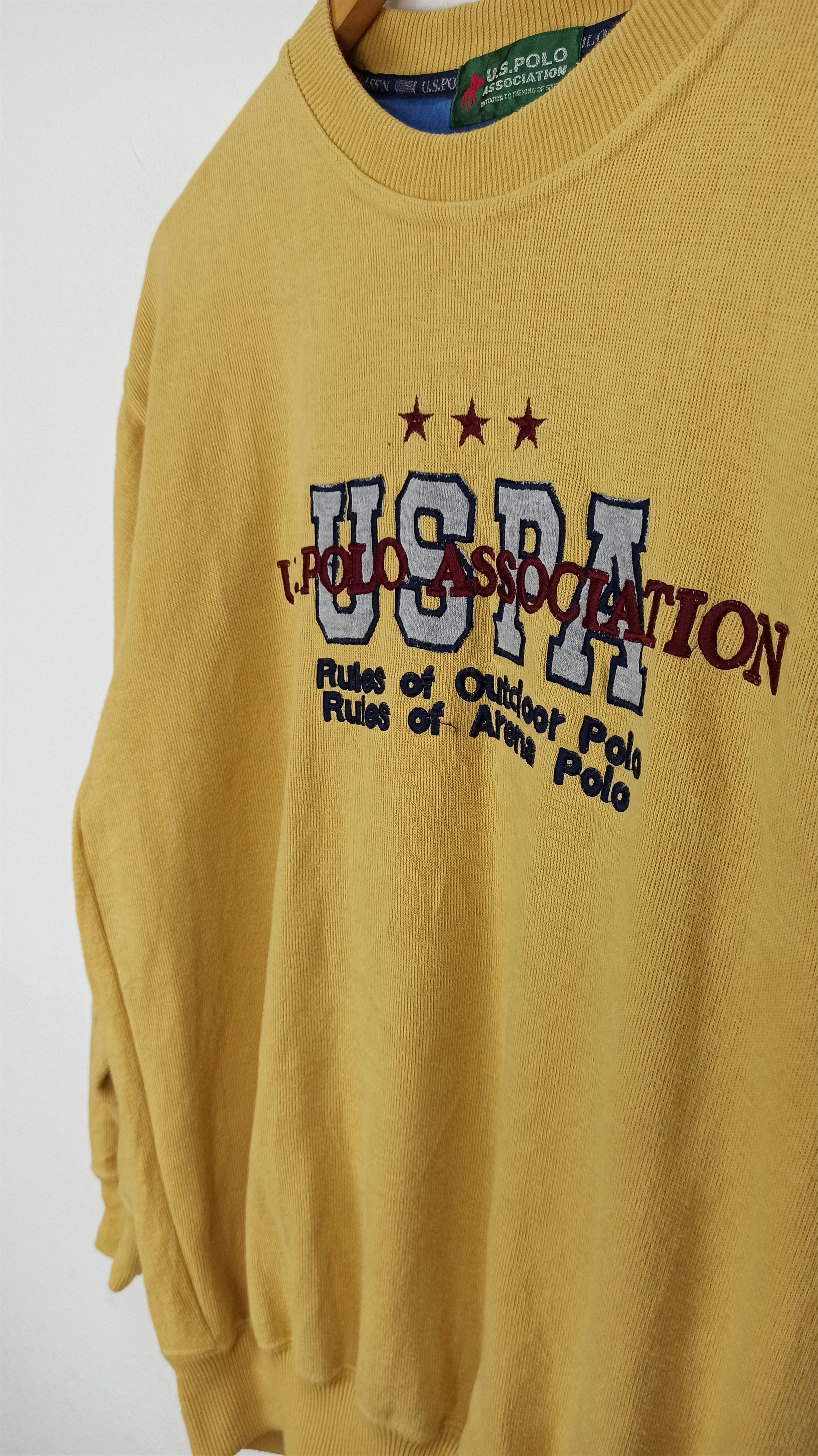 U.S. Polo Assn. Vintage US Polo Association Sweatshirt Crewneck Big Logo Size US M / EU 48-50 / 2 - 3 Thumbnail