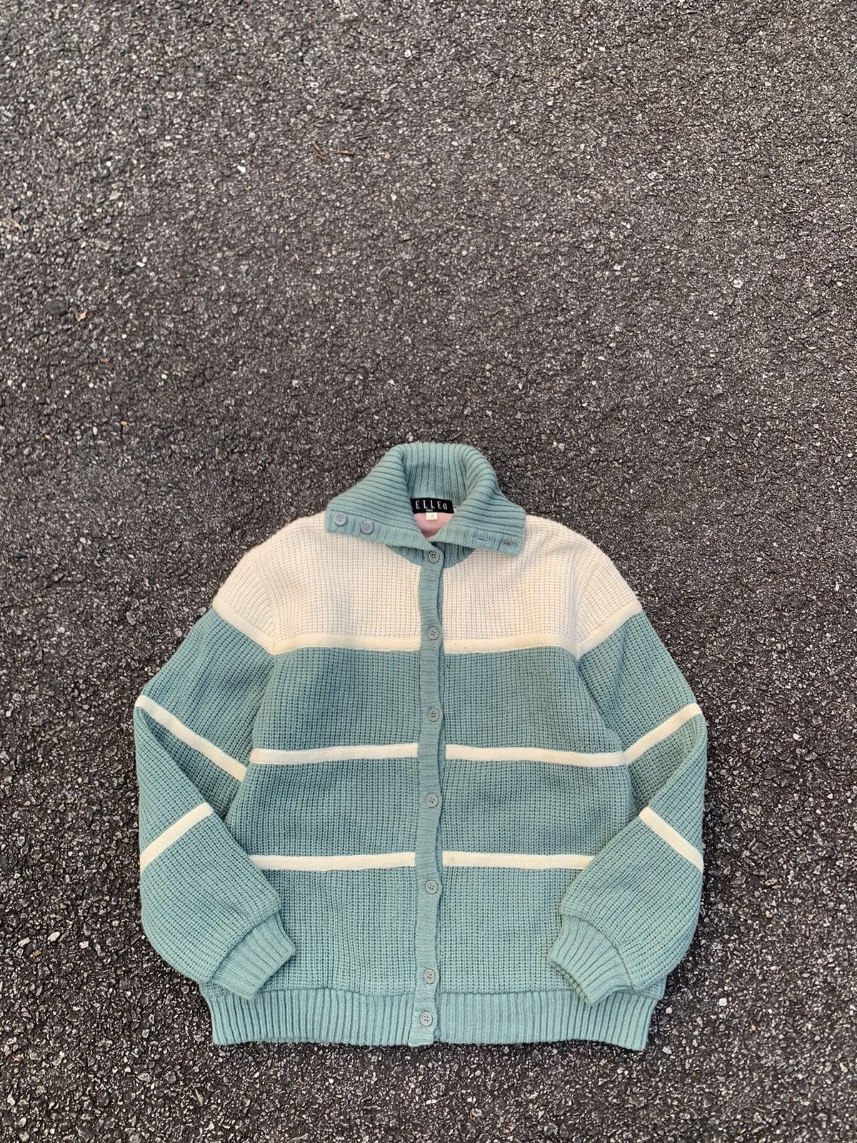 Japanese Brand 🔥ELLE SPORTS Beautiful Stripes Knitwear Size US M / EU 48-50 / 2 - 3 Thumbnail