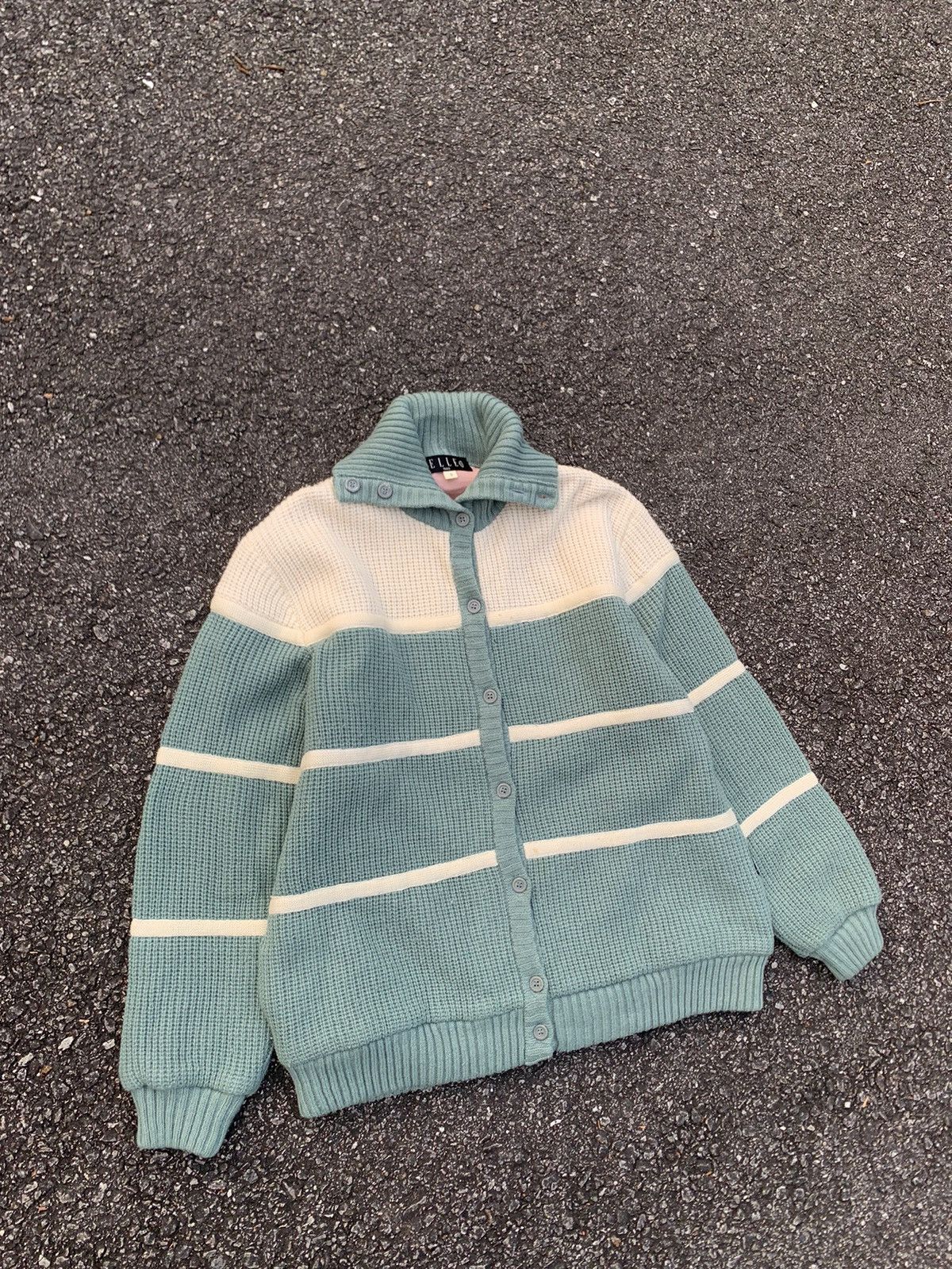 Japanese Brand 🔥ELLE SPORTS Beautiful Stripes Knitwear Size US M / EU 48-50 / 2 - 4 Thumbnail