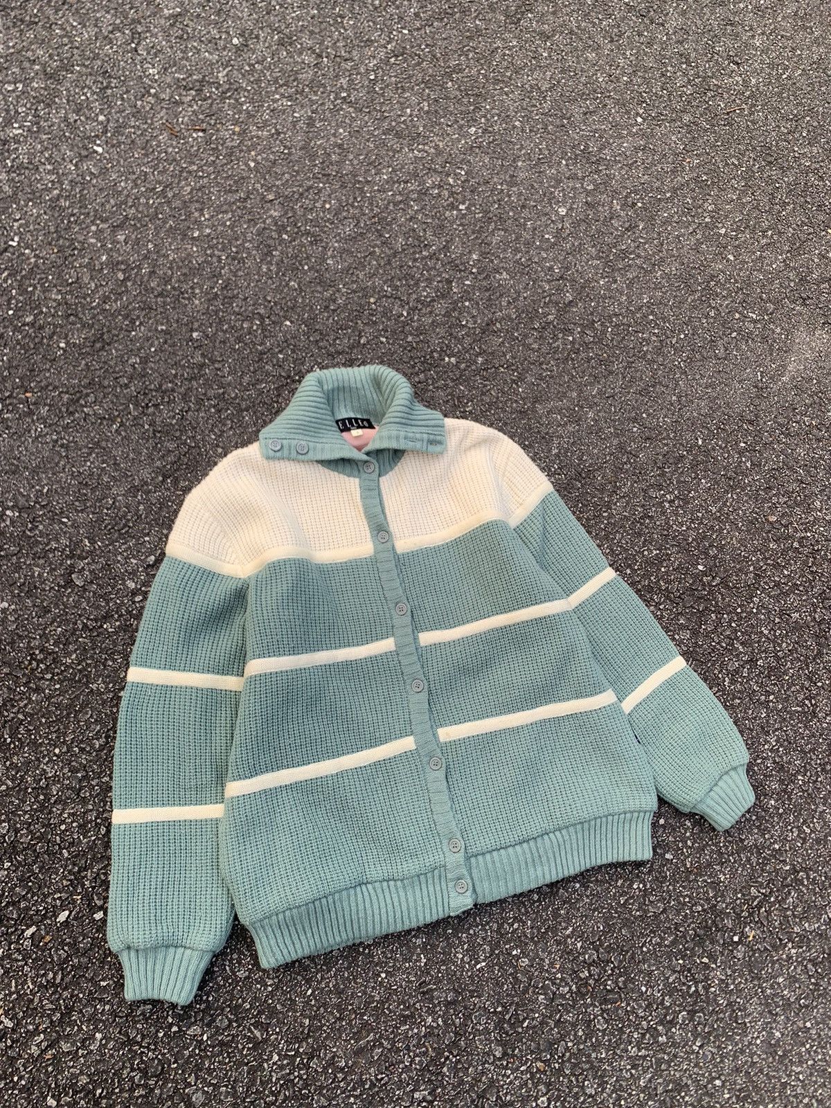 Japanese Brand 🔥ELLE SPORTS Beautiful Stripes Knitwear Size US M / EU 48-50 / 2 - 7 Thumbnail