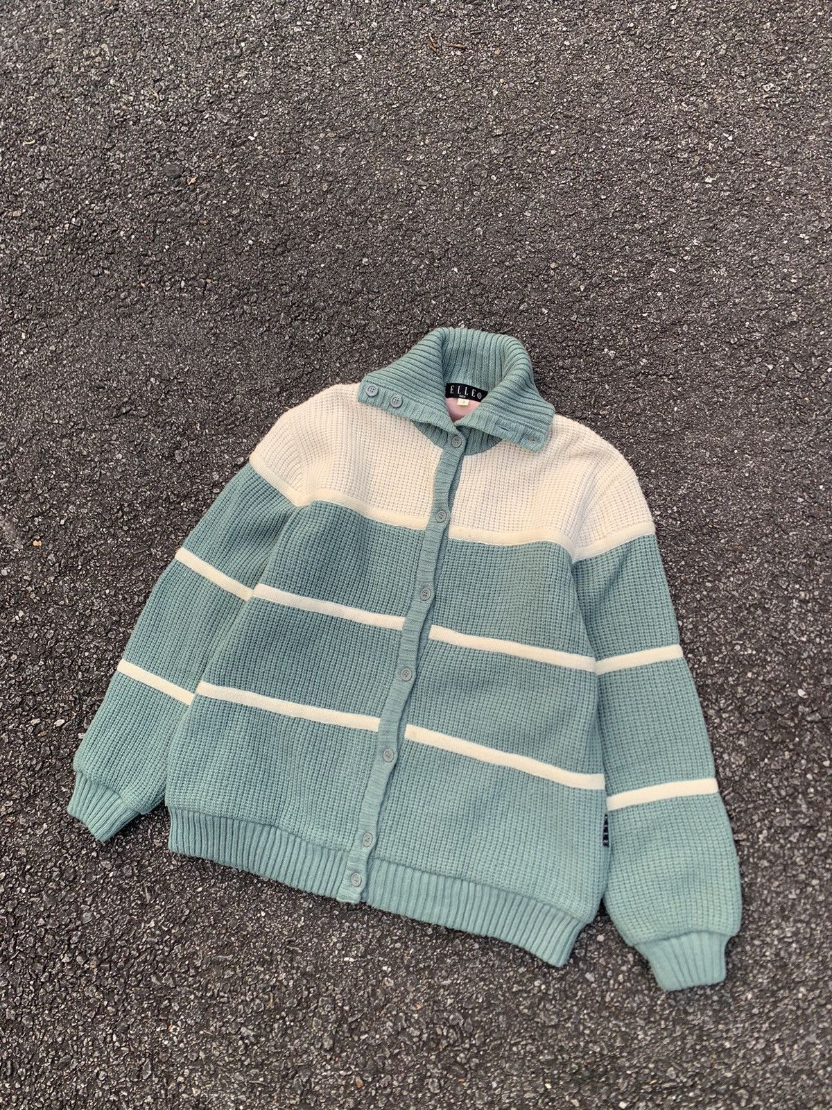 Japanese Brand 🔥ELLE SPORTS Beautiful Stripes Knitwear Size US M / EU 48-50 / 2 - 2 Thumbnail