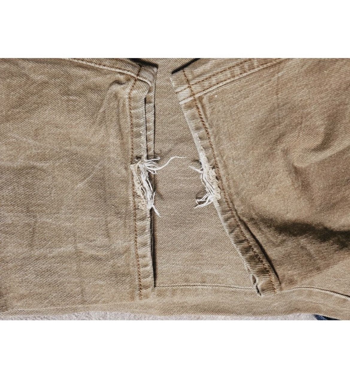 Levi's Levis 501 Tan and Beige Jeans 31x30 Size US 31 - 6 Thumbnail