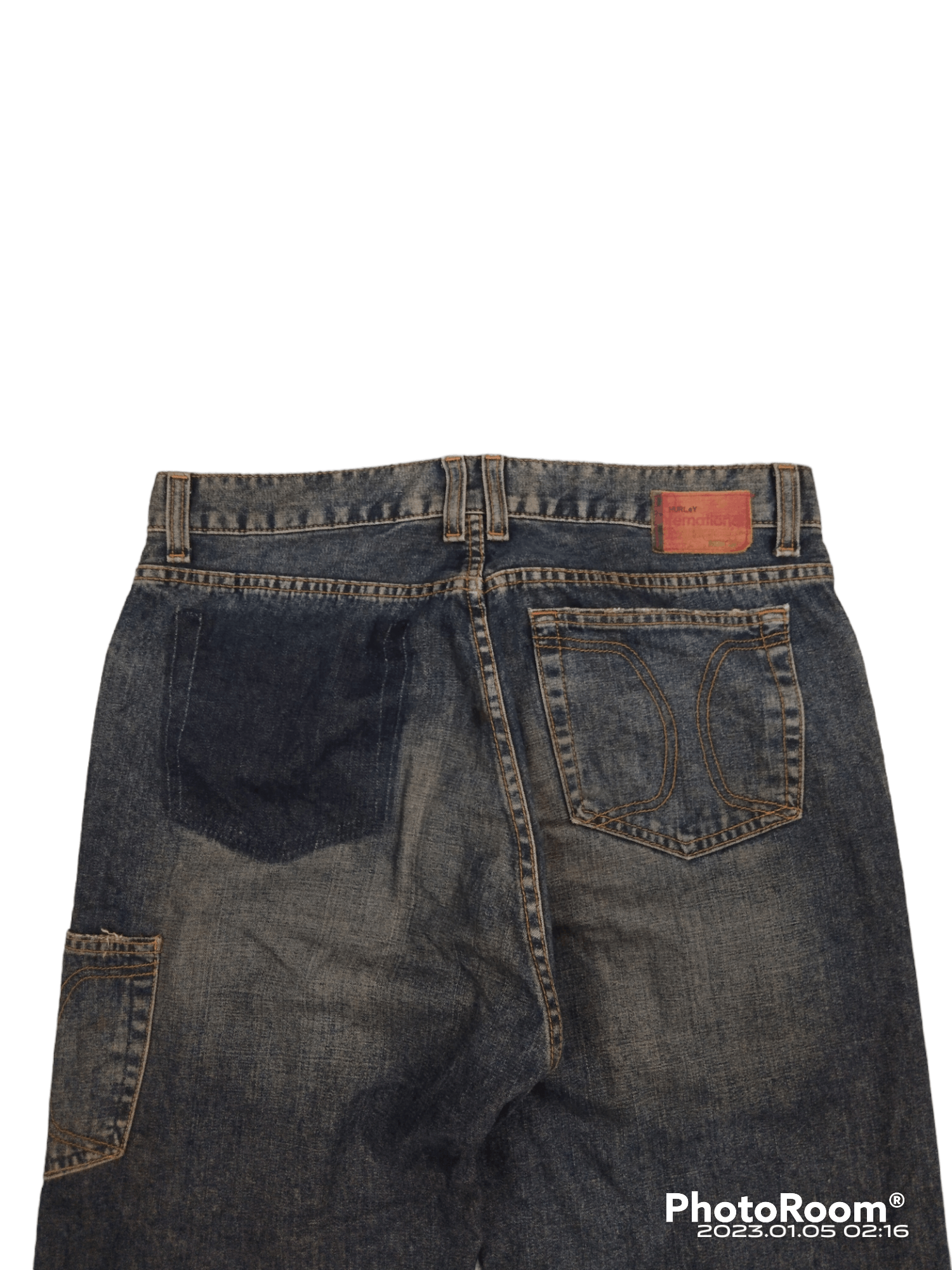 Other DiSTRESSED HURLEY SCRIPE DENIM PANTS Size US 33 - 4 Thumbnail