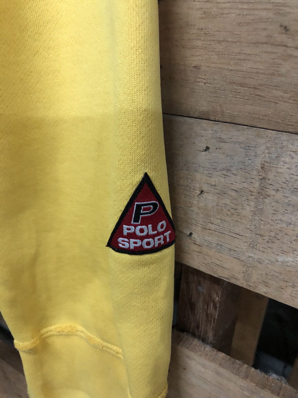 Polo Ralph Lauren Rare Vintage 90s Polo Sport Spellout Half Zipper Sweetshirt Size US L / EU 52-54 / 3 - 8 Thumbnail