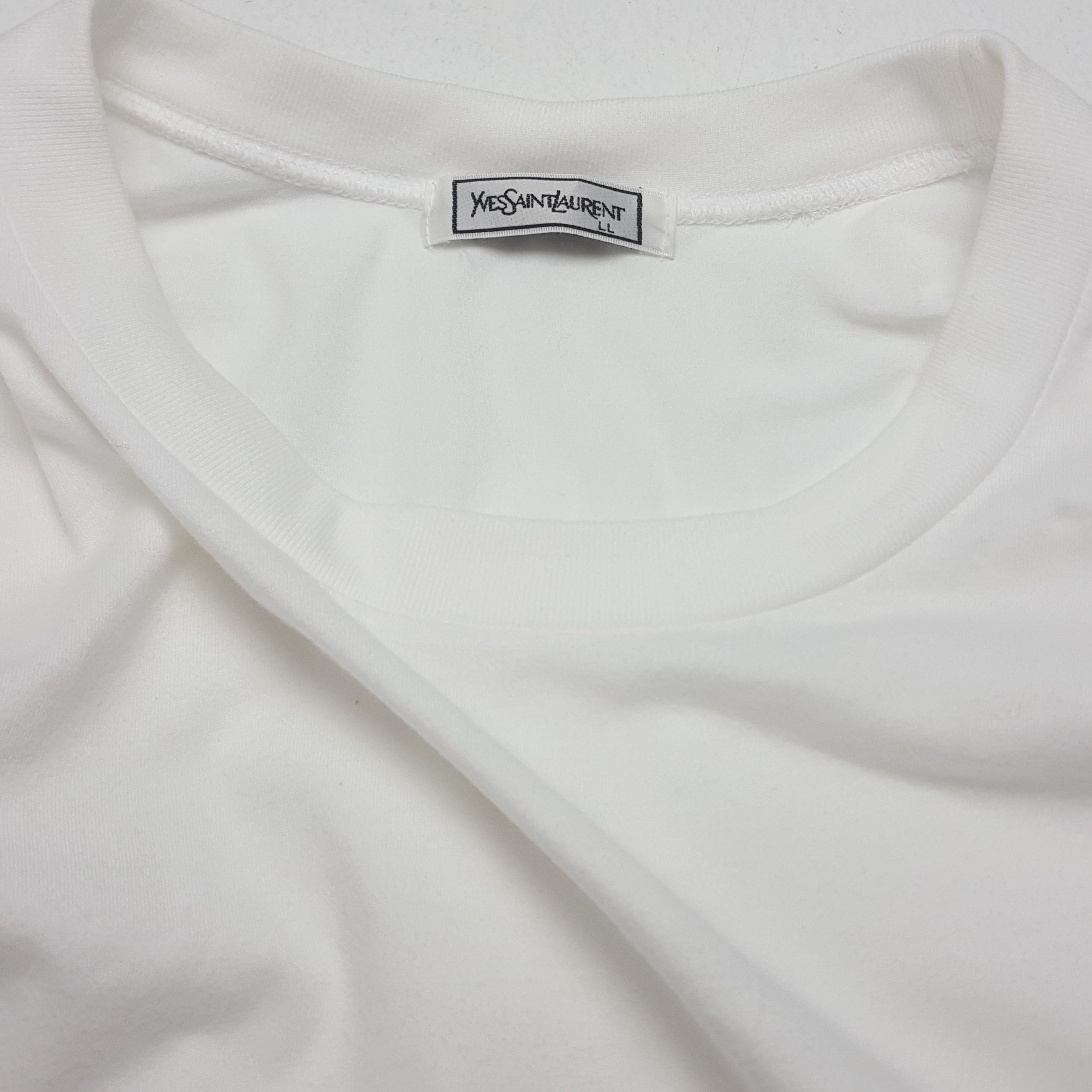 Vintage × Yves Saint Laurent Yard Saint Laurent Small Logo T-shirt Size US L / EU 52-54 / 3 - 5 Thumbnail