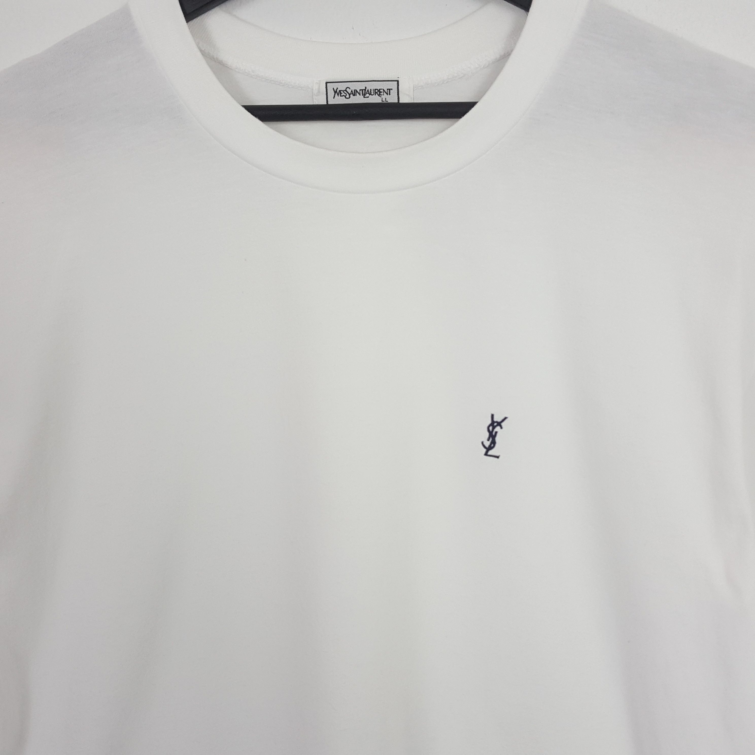 Vintage × Yves Saint Laurent Yard Saint Laurent Small Logo T-shirt Size US L / EU 52-54 / 3 - 2 Thumbnail