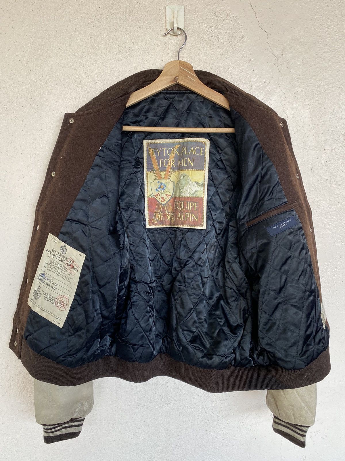 PPFM × Vintage Vintage 80s PPFM Peyton Place Varsity Jacket Letterman Size US M / EU 48-50 / 2 - 5 Thumbnail