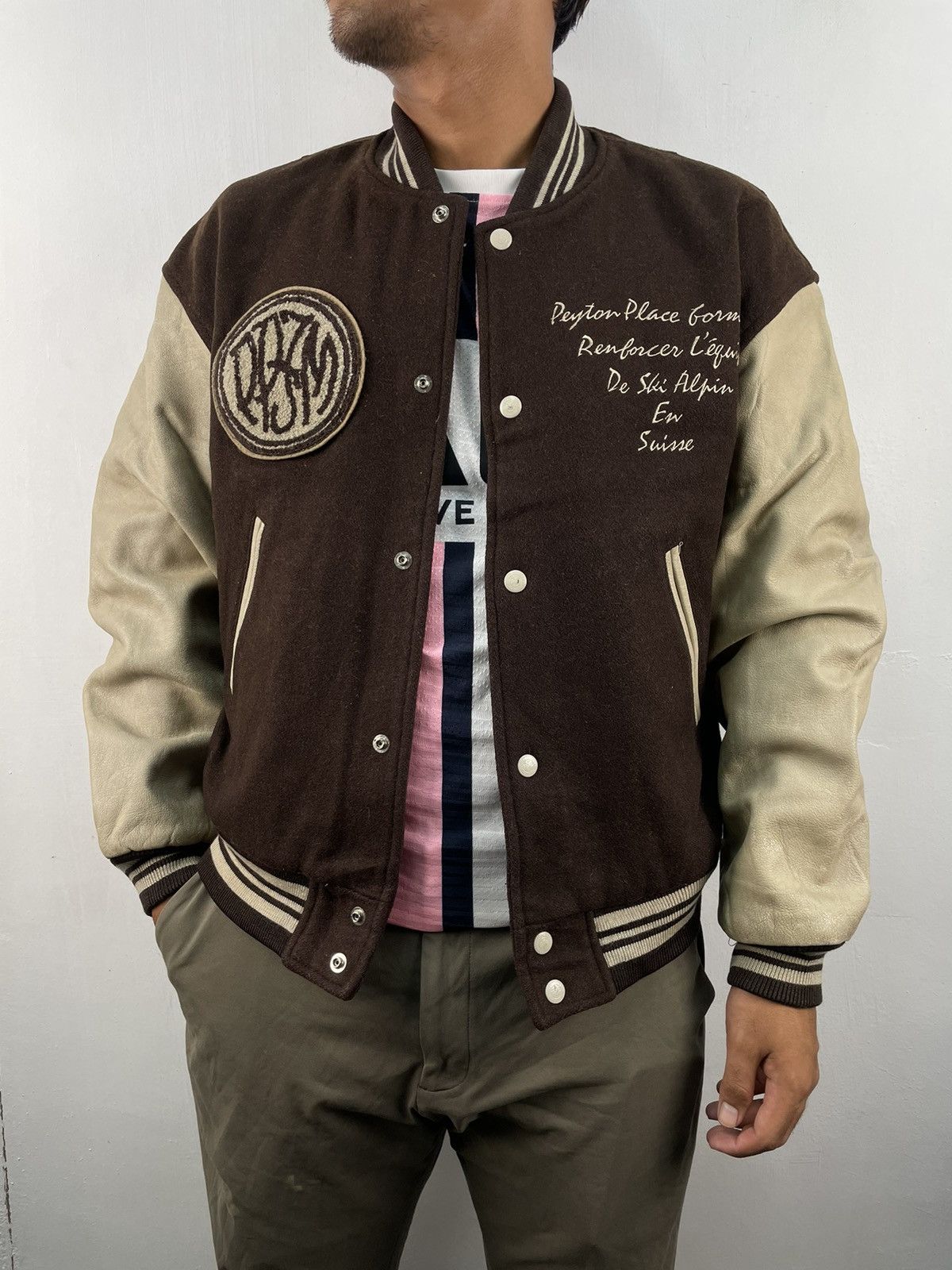 PPFM × Vintage Vintage 80s PPFM Peyton Place Varsity Jacket Letterman Size US M / EU 48-50 / 2 - 1 Thumbnail