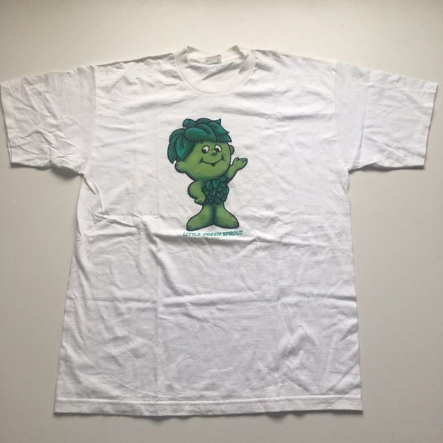 Vintage Vintage 1990s Little Green Sprout Promo Graphic T Shirt XL Size US XL / EU 56 / 4 - 1 Thumbnail