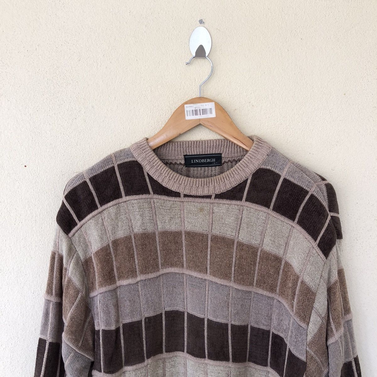 Japanese Brand PATCHWORK SWEATSHIRT LINDBERGH FABRIC JAPAN Size US L / EU 52-54 / 3 - 4 Thumbnail