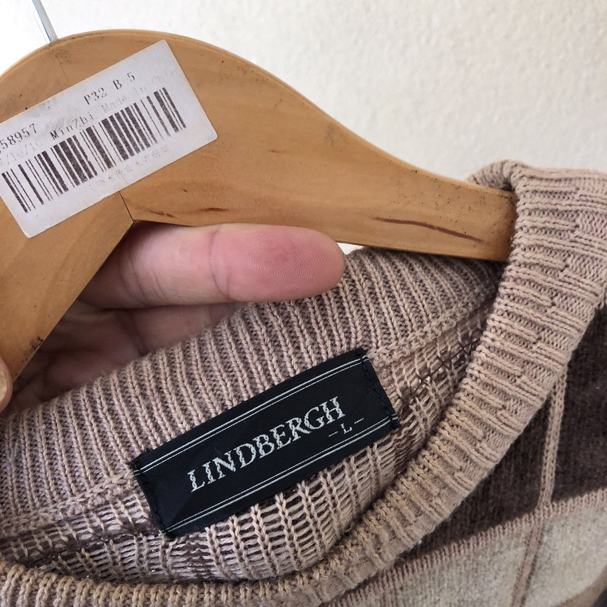 Japanese Brand PATCHWORK SWEATSHIRT LINDBERGH FABRIC JAPAN Size US L / EU 52-54 / 3 - 7 Thumbnail
