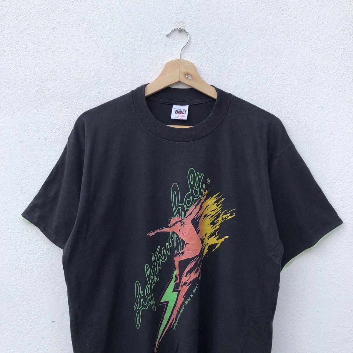 Lightning Bolt VINTAGE LIGHTING BOLT SURFBOARDS BIG LOGO T-SHIRT Size US L / EU 52-54 / 3 - 3 Thumbnail