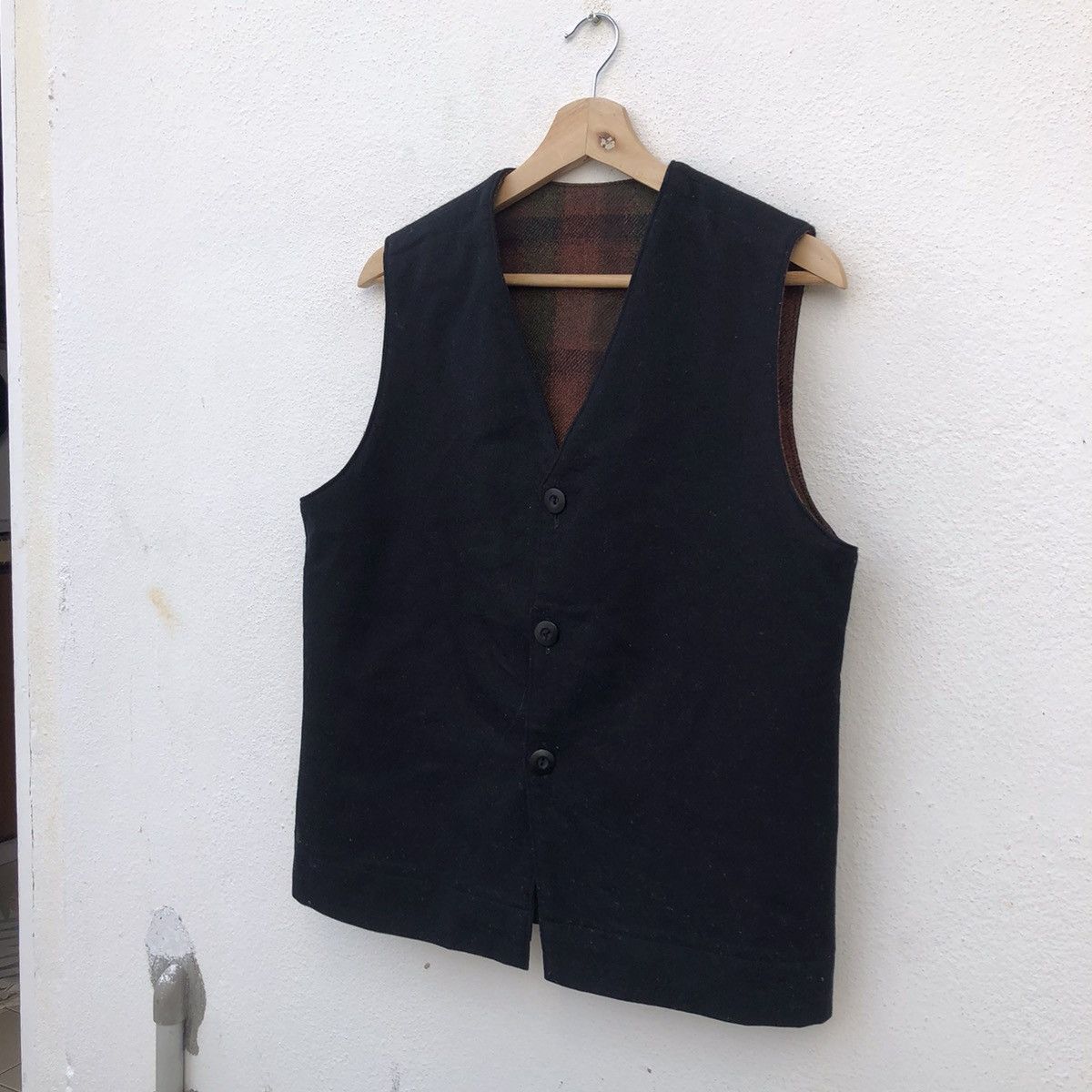 Japanese Brand VINTAGE REVERSIBLE PATCHWORK DESIGN VEST Size US M / EU 48-50 / 2 - 7 Thumbnail