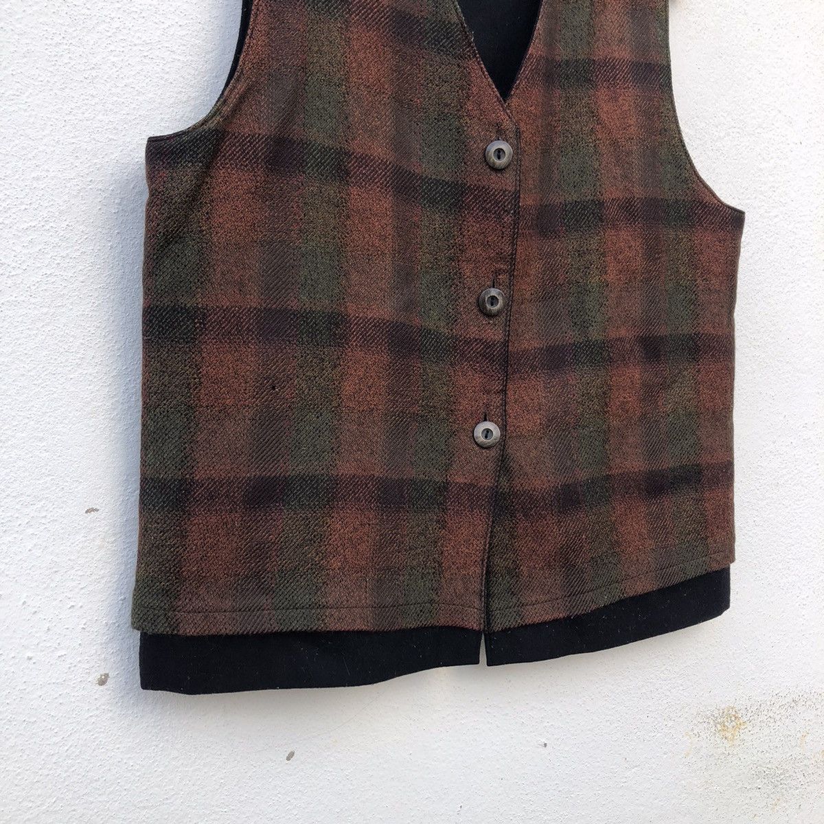 Japanese Brand VINTAGE REVERSIBLE PATCHWORK DESIGN VEST Size US M / EU 48-50 / 2 - 5 Thumbnail