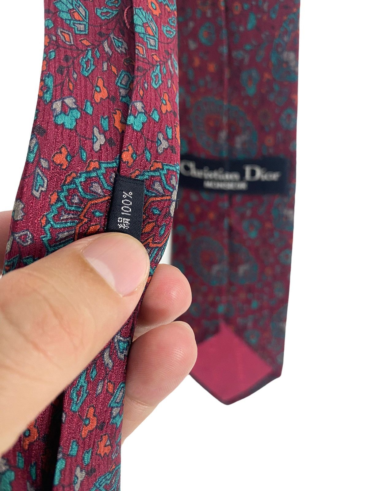 Christian Dior Monsieur Rare‼️ Vintage Christian Dior Classic Neck Tie Size ONE SIZE - 5 Thumbnail
