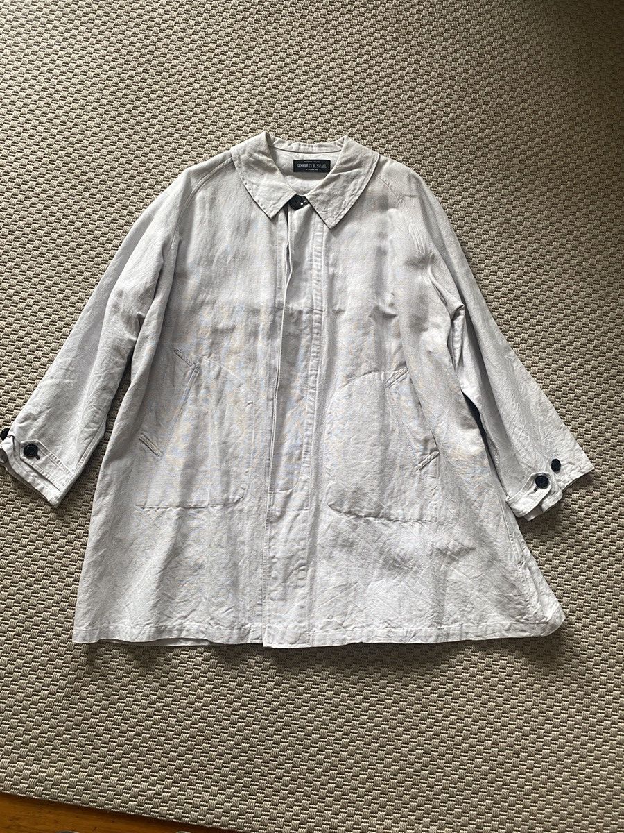 image of Geoffrey B Small Light Gray Cape in Grey, Men's (Size XL)