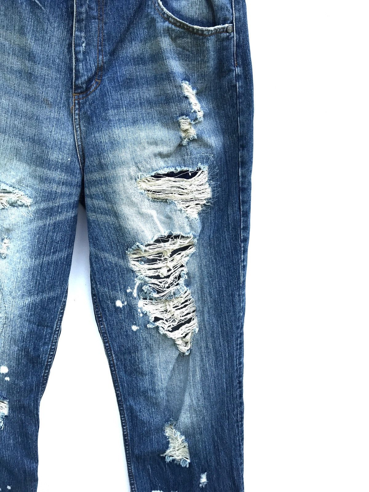 Karl Kani Karl Kani Distressed Jeans Destroyed Denim Streetwear Pants Size US 32 / EU 48 - 4 Thumbnail