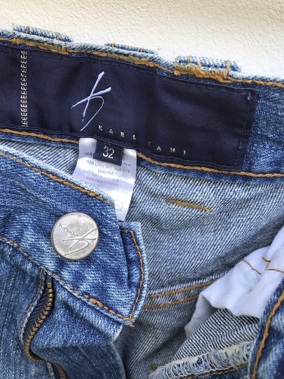 Karl Kani Karl Kani Distressed Jeans Destroyed Denim Streetwear Pants Size US 32 / EU 48 - 9 Thumbnail