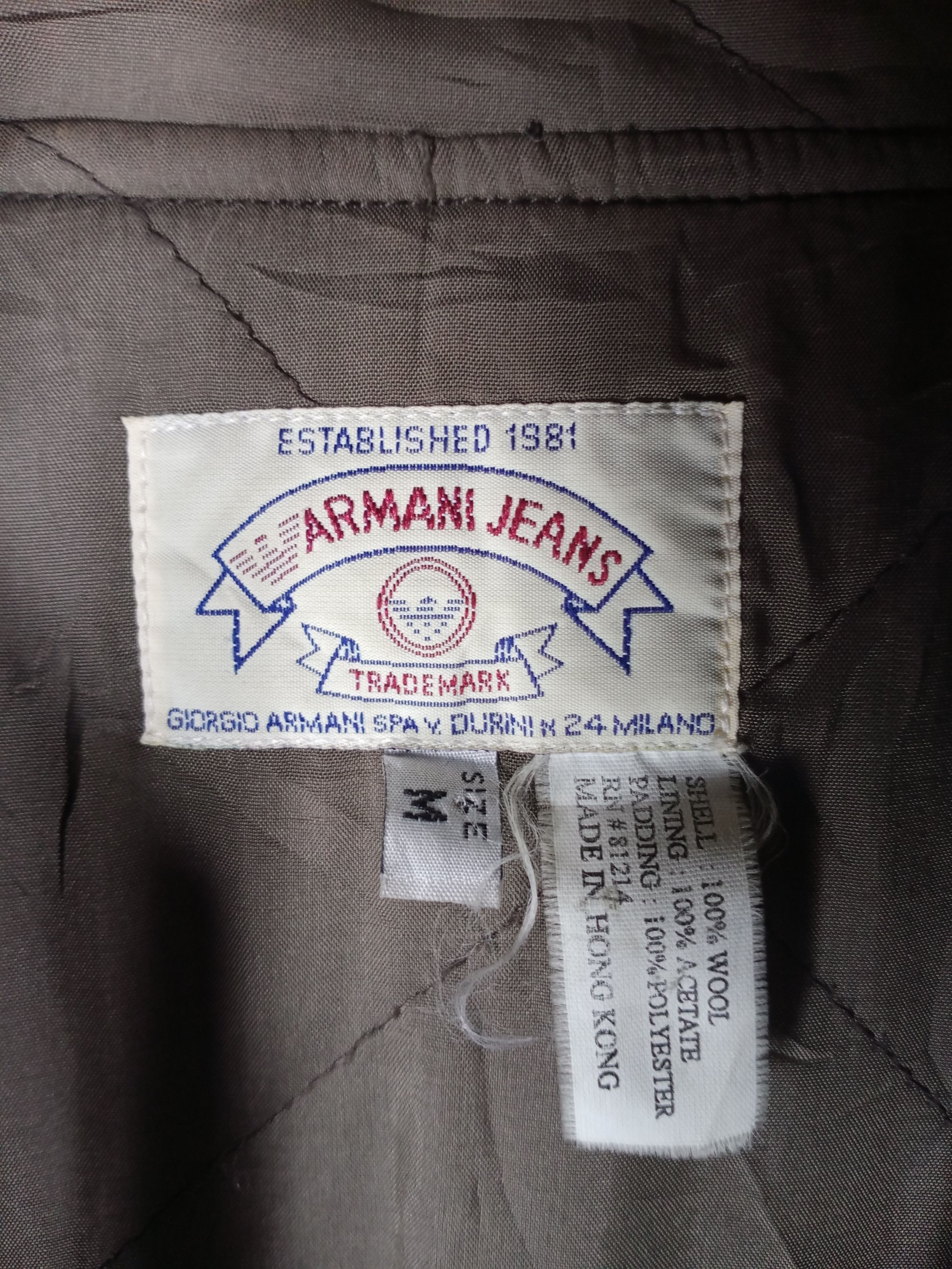 Armani Rare Giorgio Armani Jeans Jacket Size US L / EU 52-54 / 3 - 2 Thumbnail