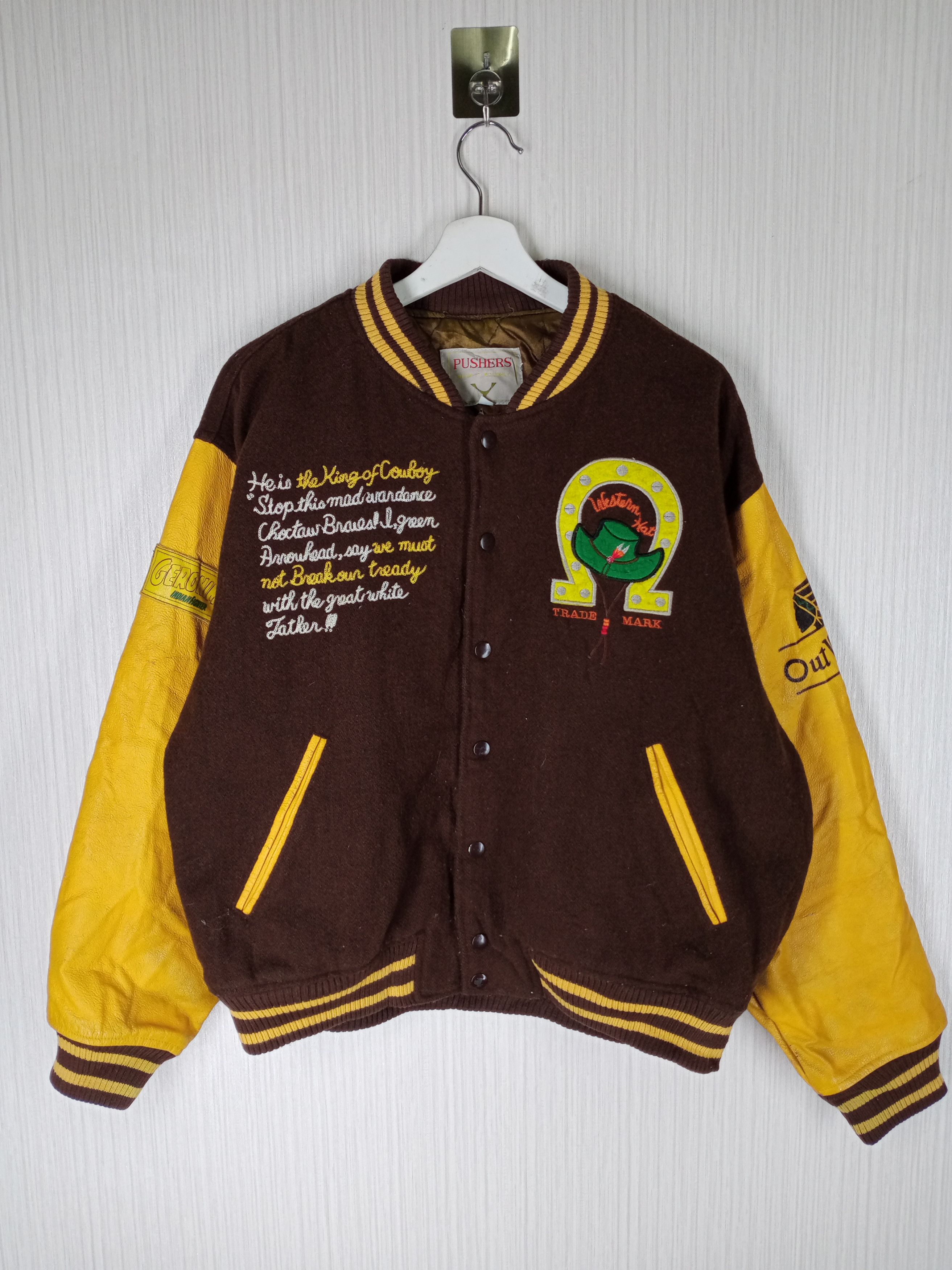Vintage Vintage Ride Em Cowboy Varsity Jacket Leather/Wool Size US M / EU 48-50 / 2 - 5 Thumbnail