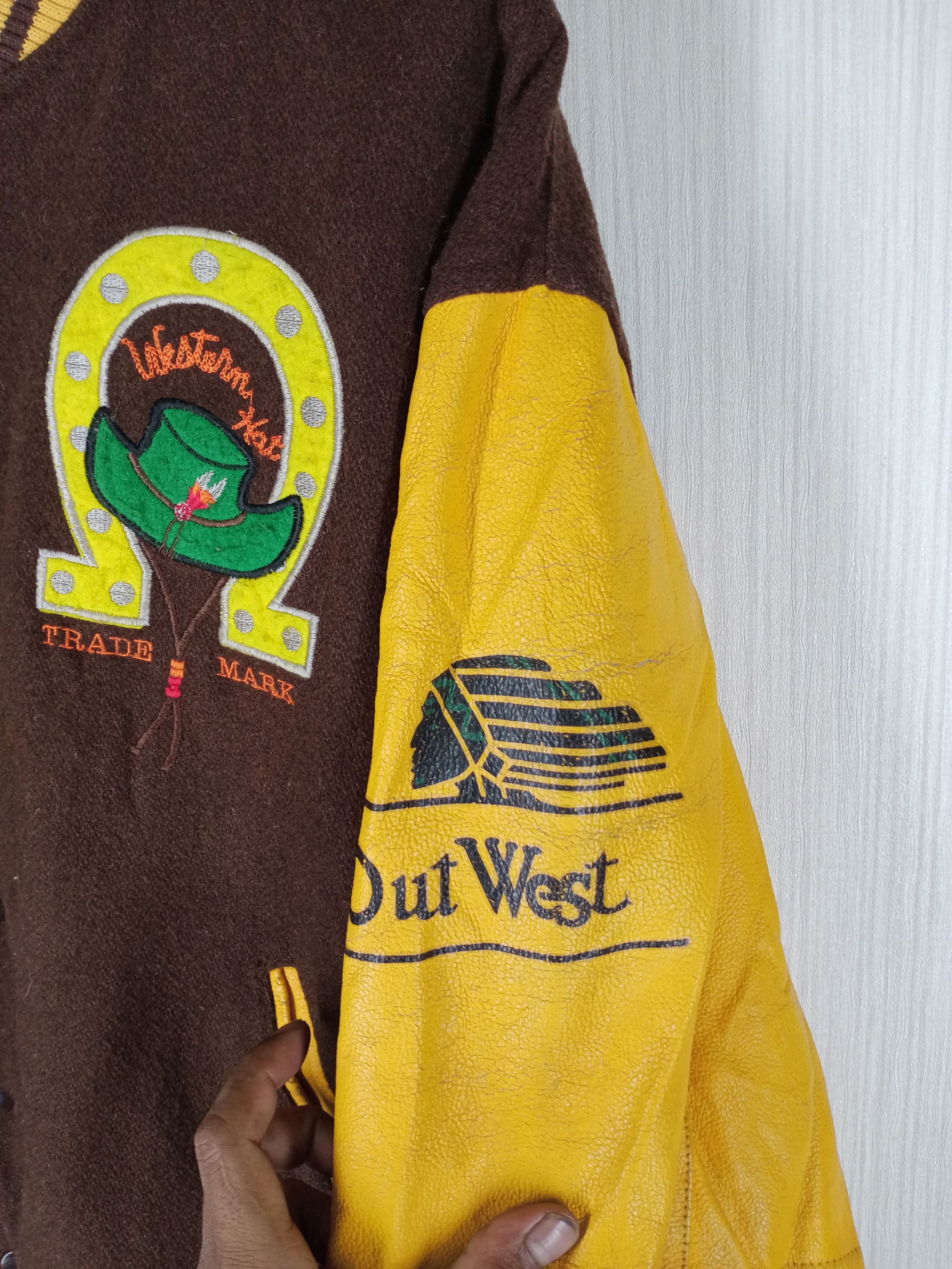 Vintage Vintage Ride Em Cowboy Varsity Jacket Leather/Wool Size US M / EU 48-50 / 2 - 7 Thumbnail